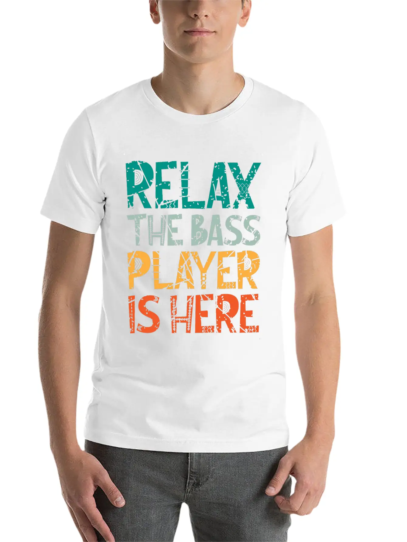 Bass Guitarist Bass Player Bass Player Lightweight Cotton T-Shirt – Daily Comfort Graphic Shirt