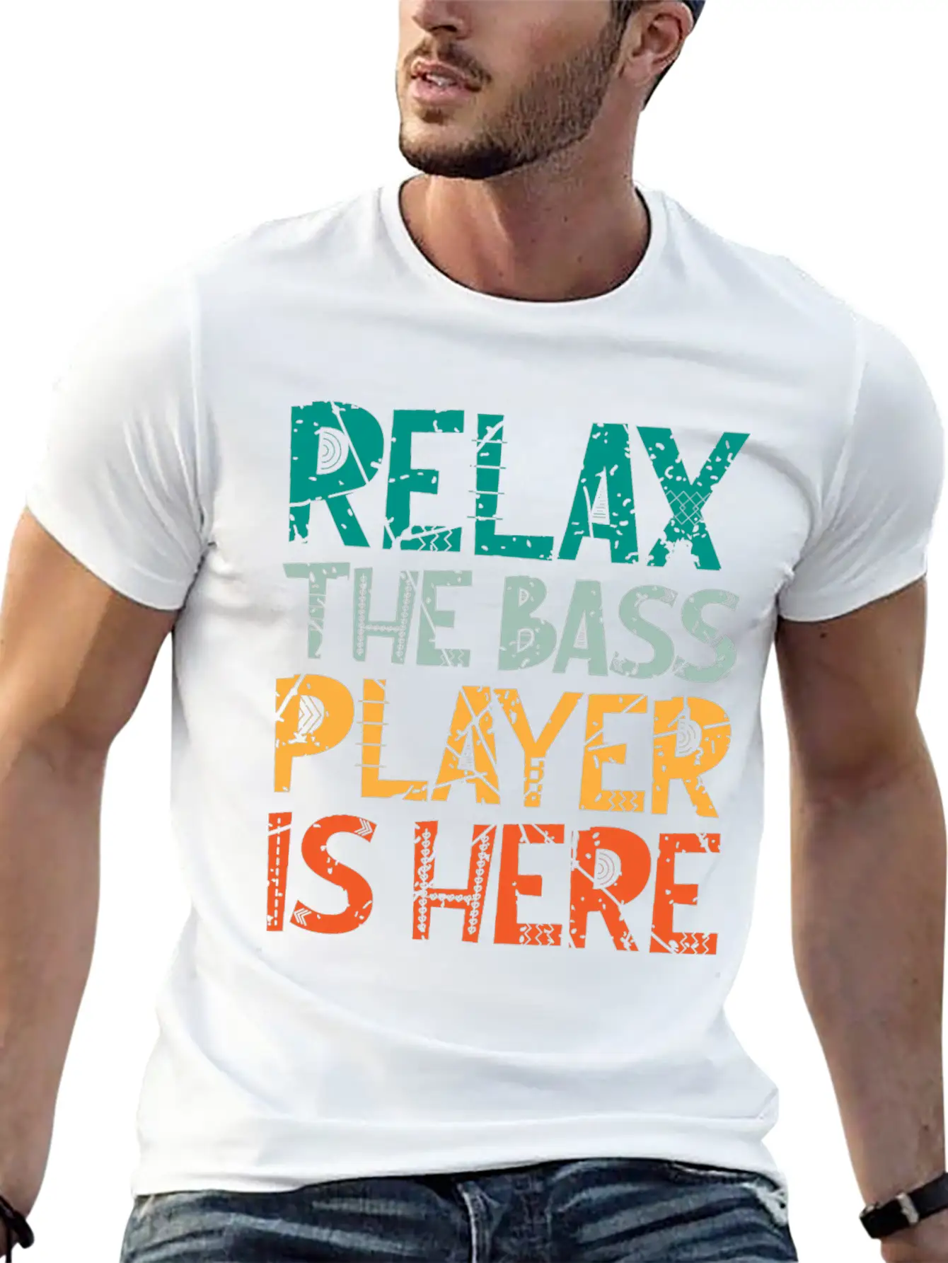 Bass Guitarist Bass Player Bass Player Lightweight Cotton T-Shirt – Daily Comfort Graphic Shirt