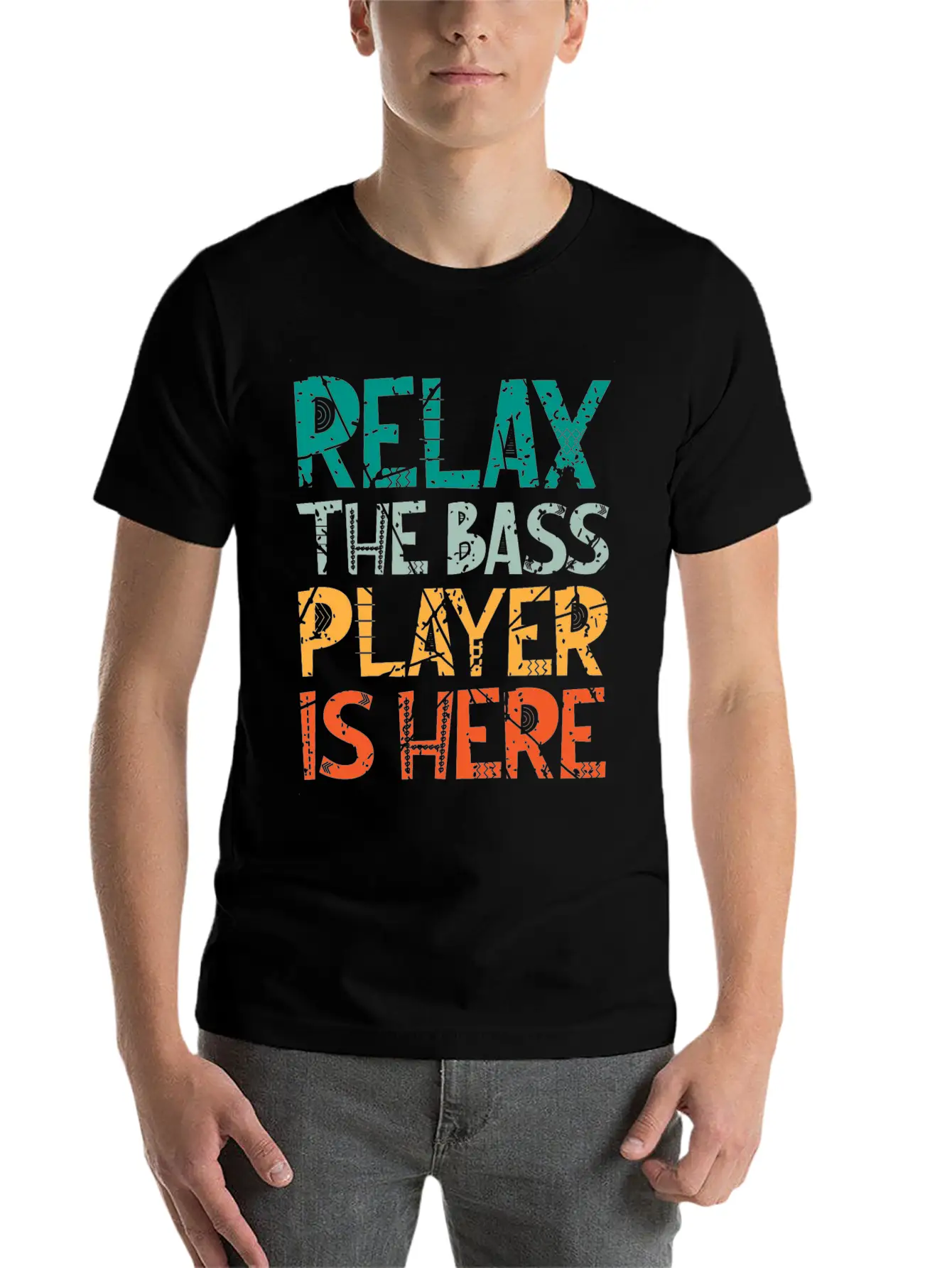 Bass Guitarist Bass Player Bass Player Lightweight Cotton T-Shirt – Daily Comfort Graphic Shirt