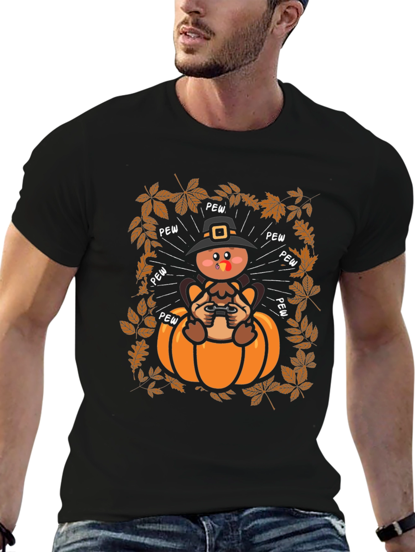 Turkey Gamer T-Shirt - Thanksgiving Holiday Tee