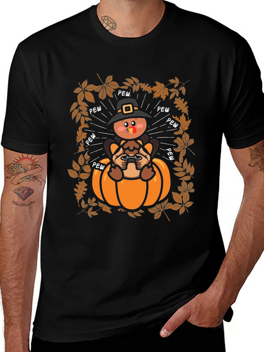 Turkey Gamer T-Shirt - Thanksgiving Holiday Tee