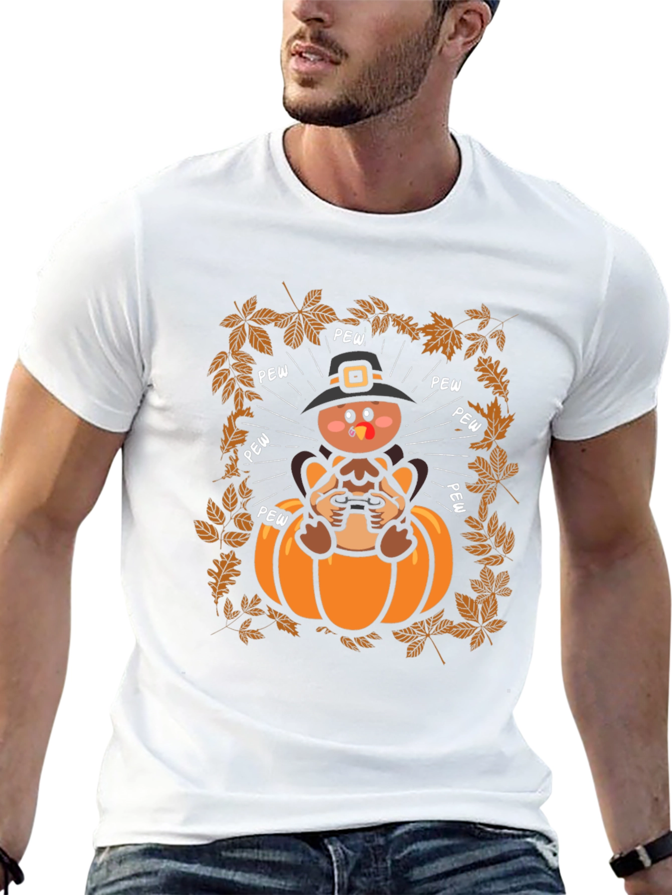 Turkey Gamer T-Shirt - Thanksgiving Holiday Tee