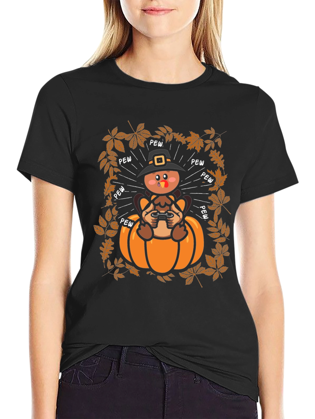 Turkey Gamer T-Shirt - Thanksgiving Holiday Tee
