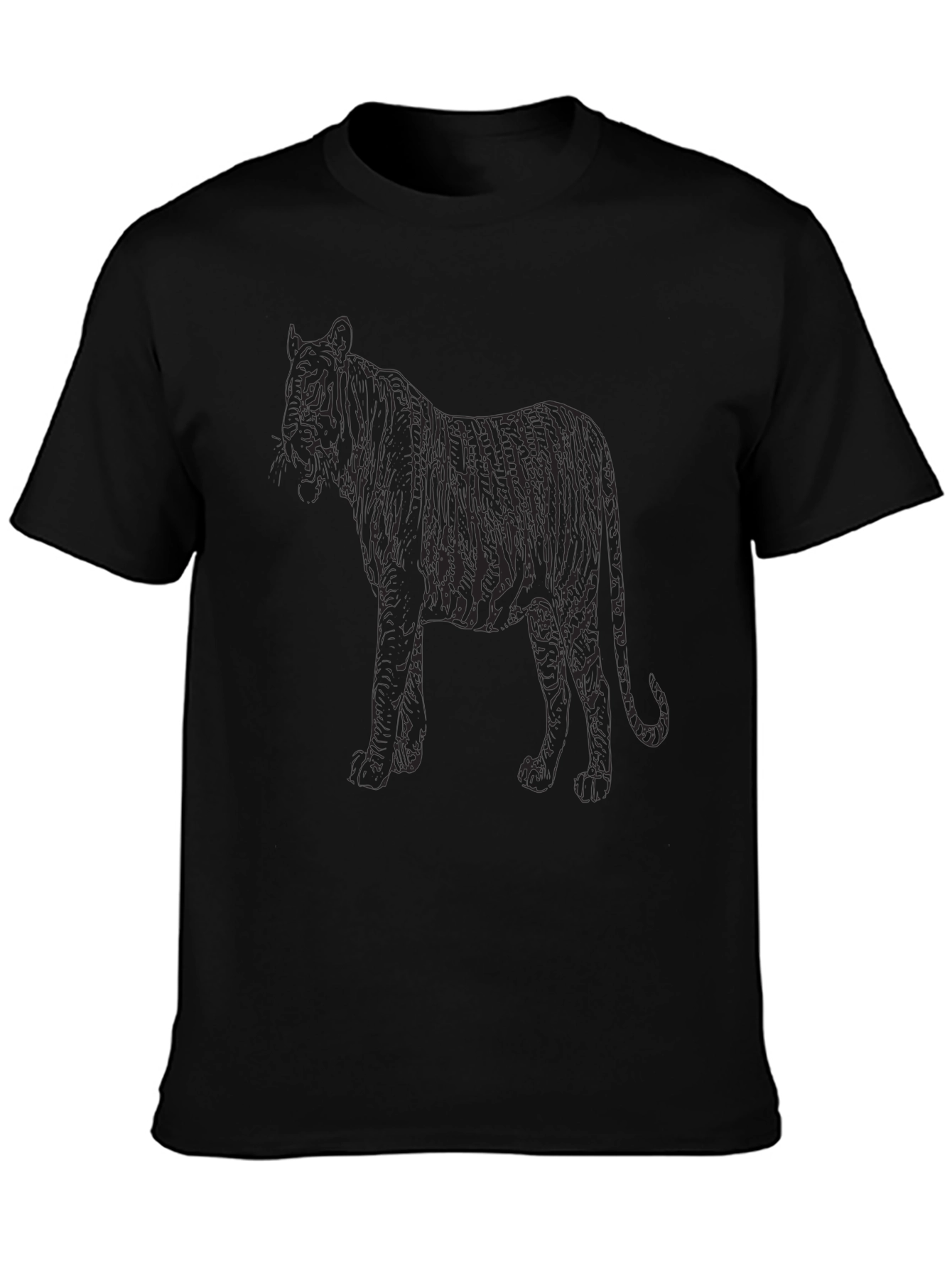 Black Tiger Graphic Tee | Casual Style
