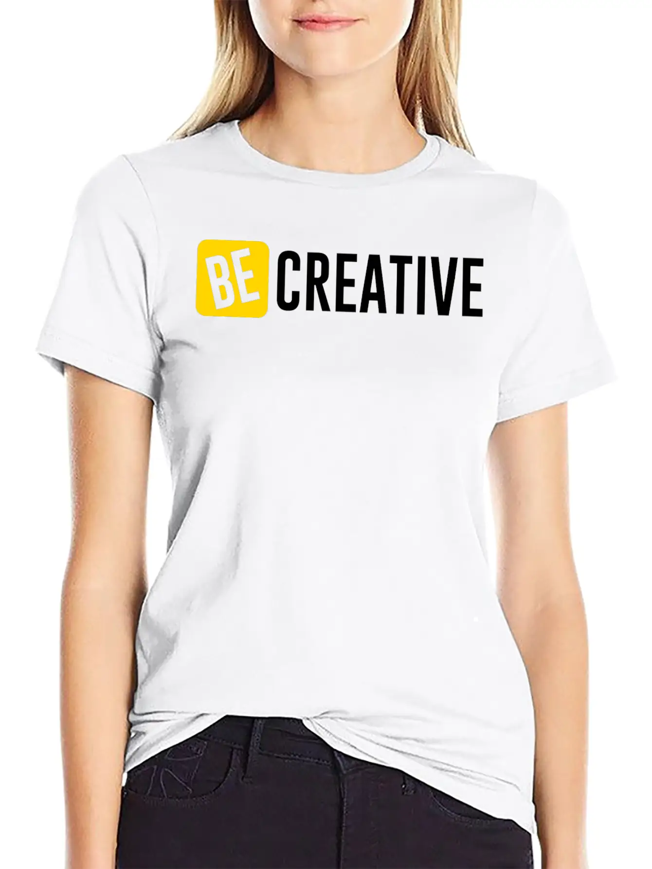Be Creative Lightweight Cotton T-Shirt – Daily Comfort Graphic Shirt