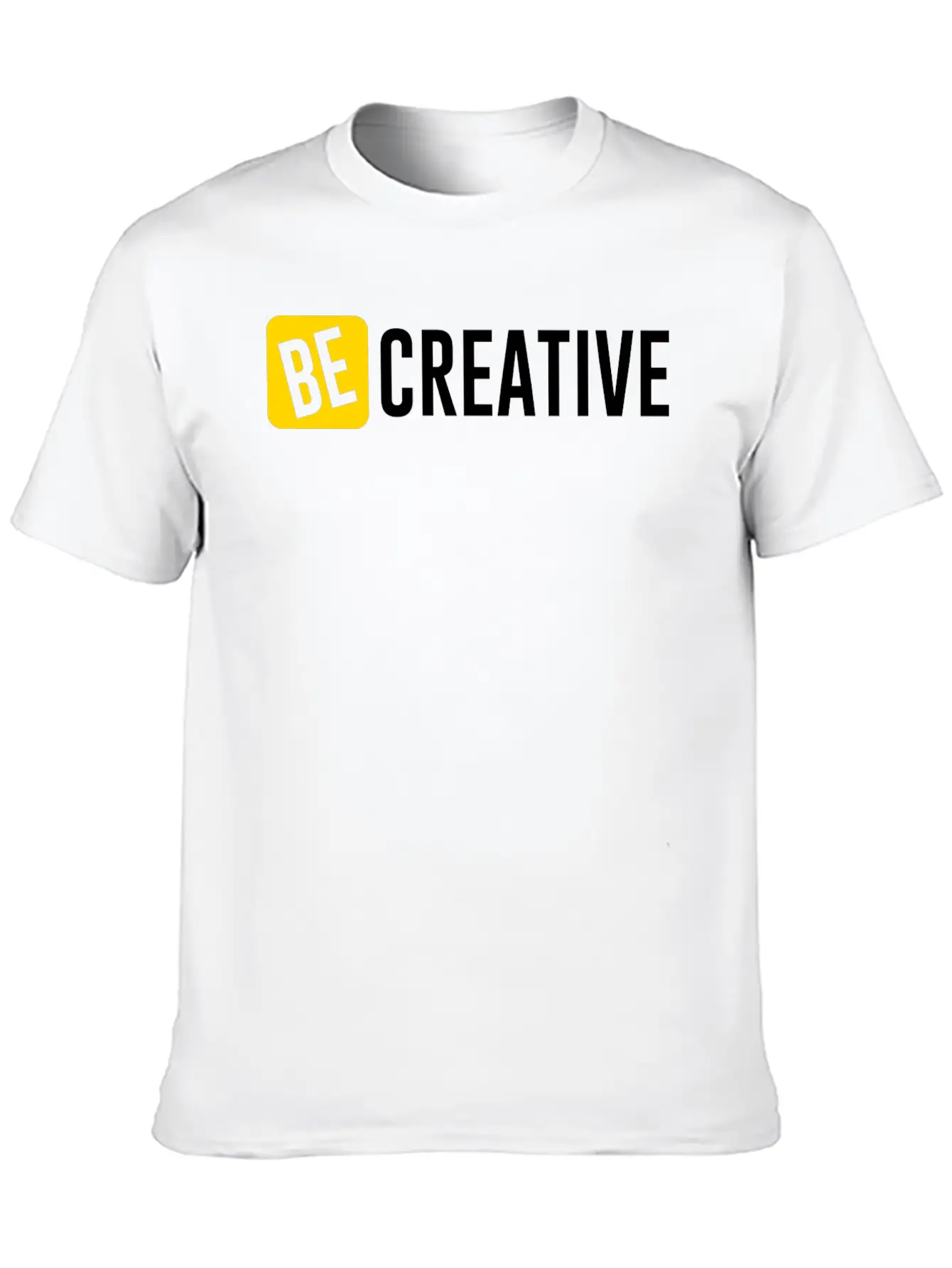 Be Creative Lightweight Cotton T-Shirt – Daily Comfort Graphic Shirt