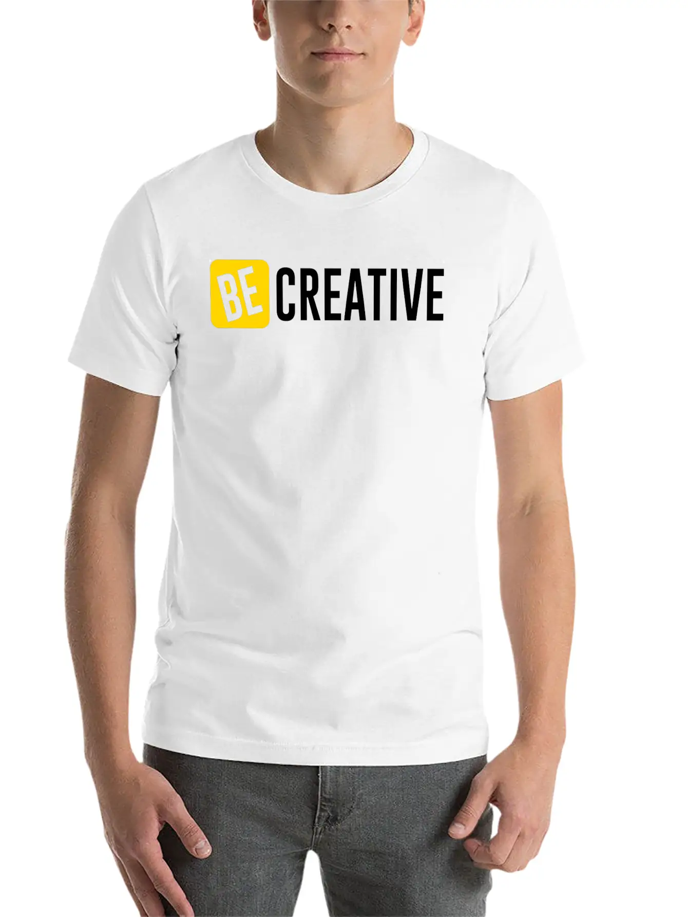 Be Creative Lightweight Cotton T-Shirt – Daily Comfort Graphic Shirt