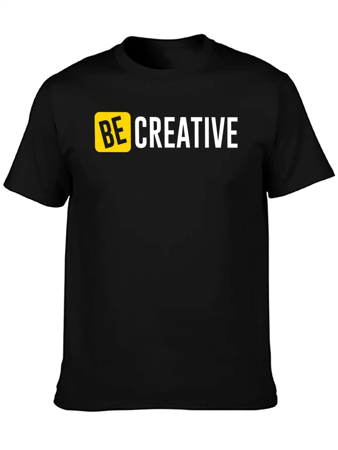 Be Creative Lightweight Cotton T-Shirt – Daily Comfort Graphic Shirt