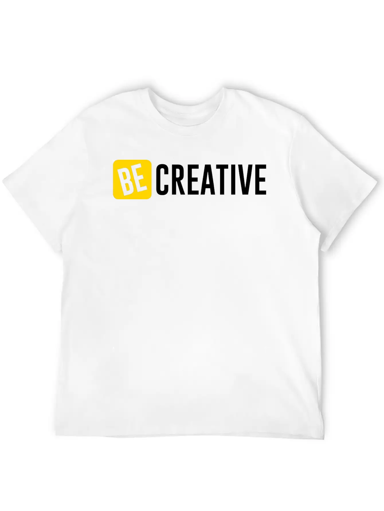 Be Creative Lightweight Cotton T-Shirt – Daily Comfort Graphic Shirt