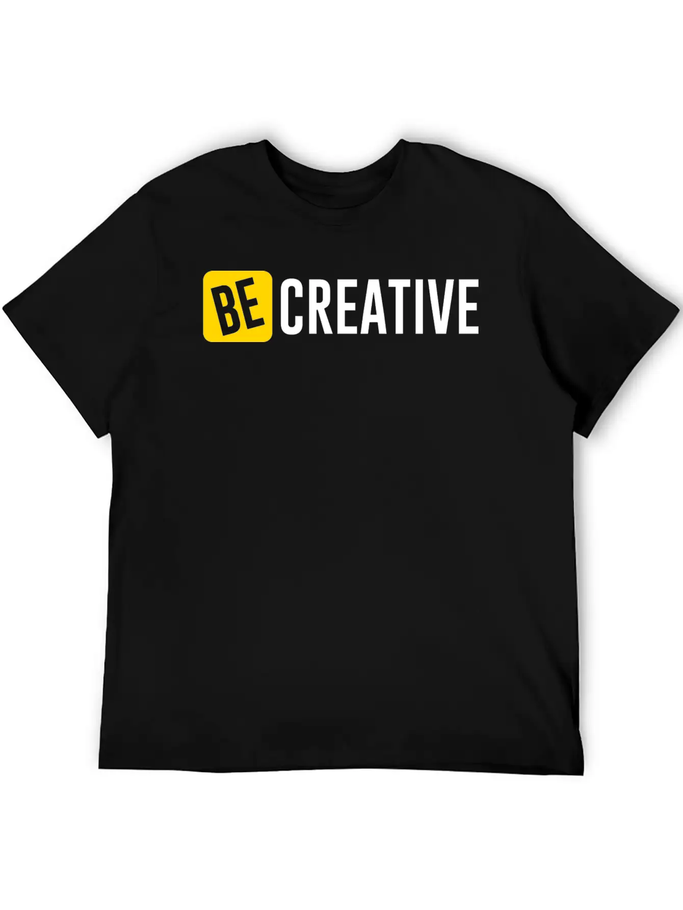 Be Creative Lightweight Cotton T-Shirt – Daily Comfort Graphic Shirt