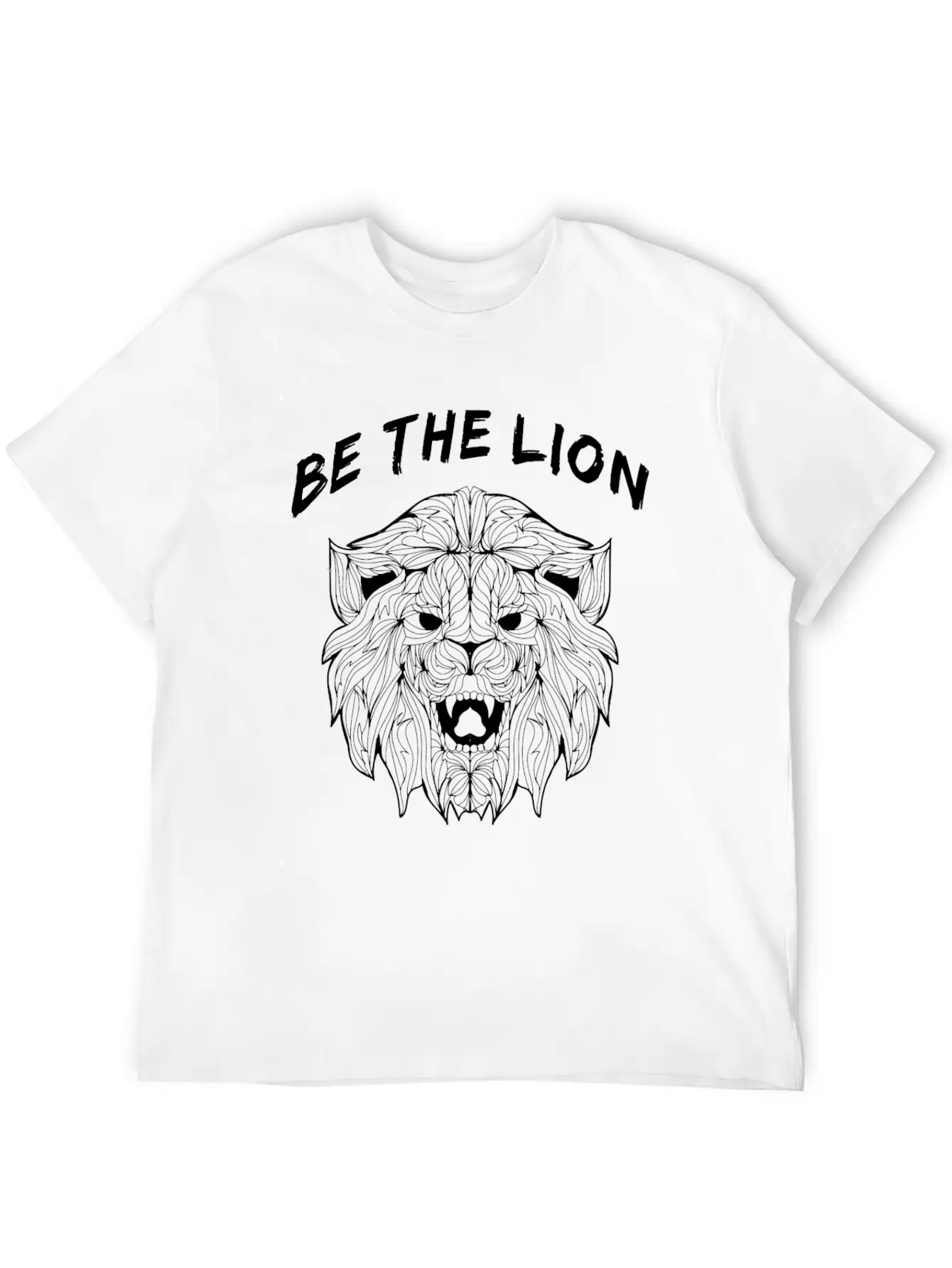 Be The Lion Lightweight Cotton T-Shirt – Daily Comfort Graphic Shirt