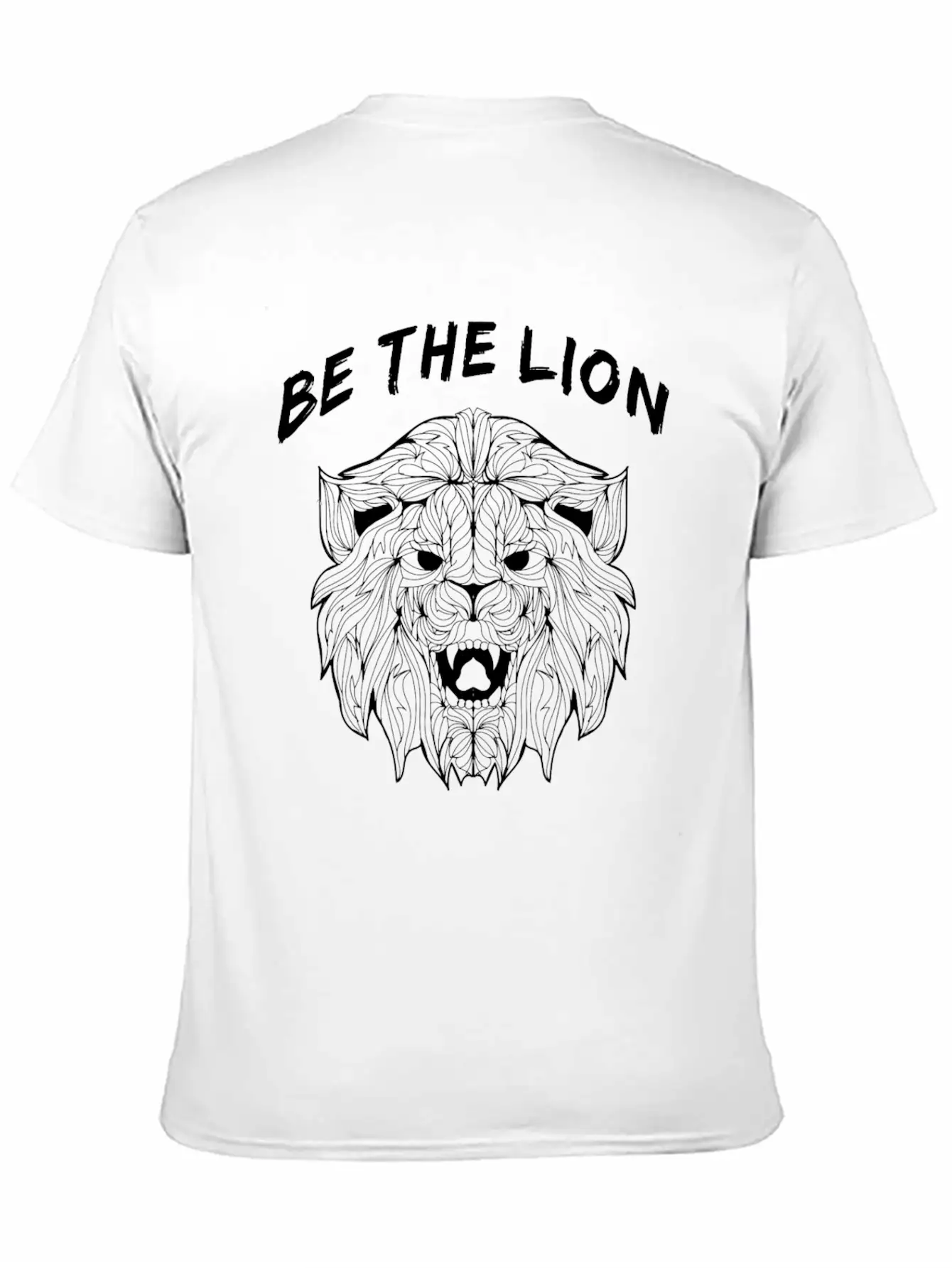 Be The Lion Lightweight Cotton T-Shirt – Daily Comfort Graphic Shirt