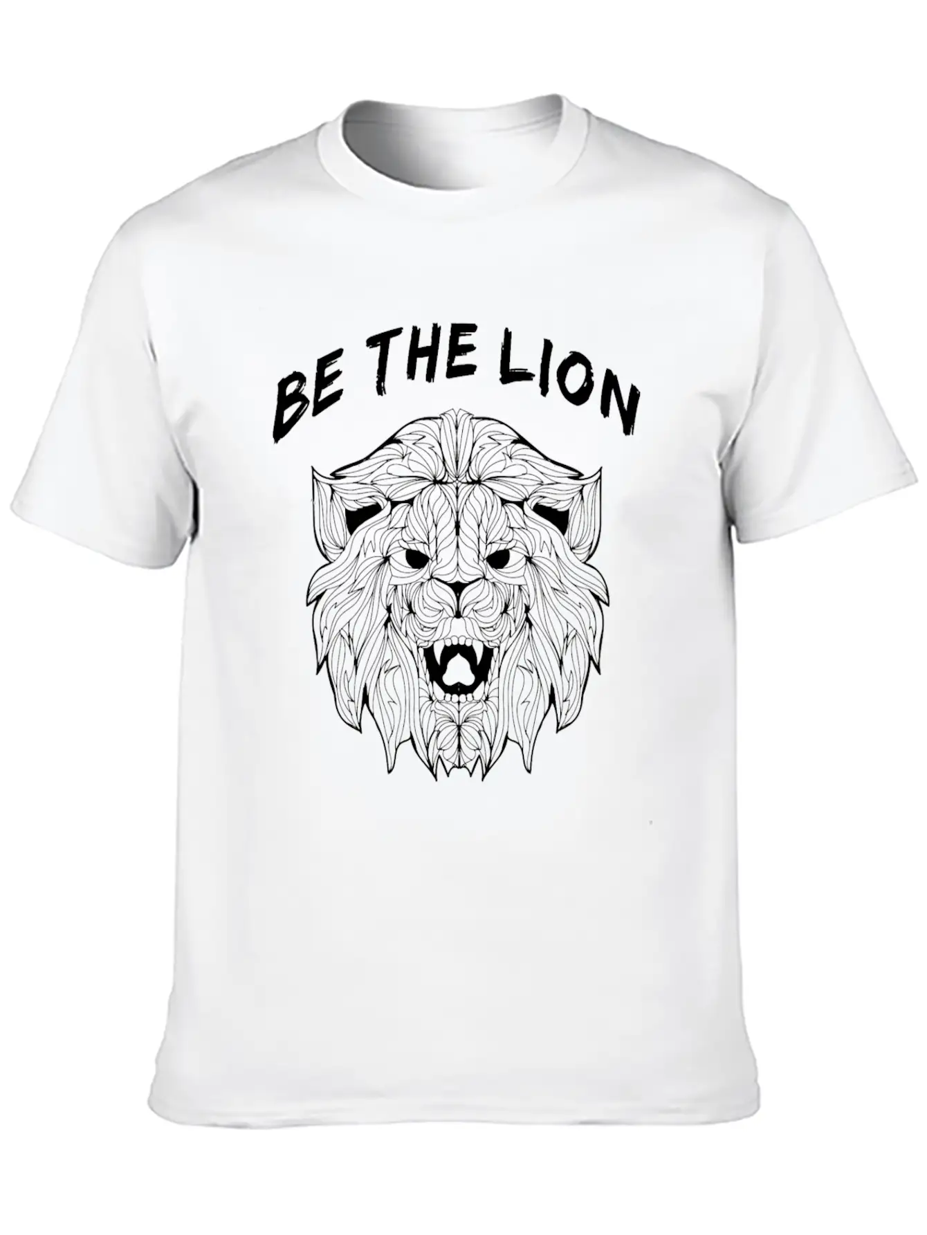 Be The Lion Lightweight Cotton T-Shirt – Daily Comfort Graphic Shirt