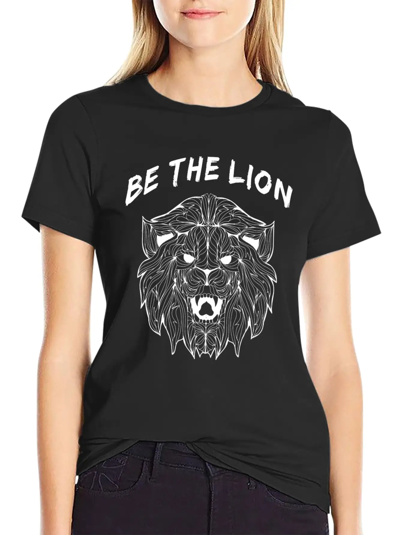 Be The Lion Lightweight Cotton T-Shirt – Daily Comfort Graphic Shirt