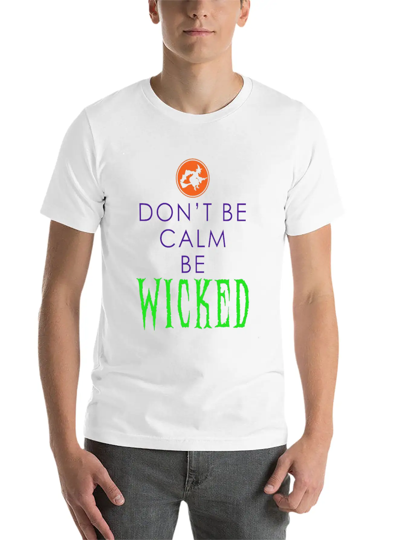 Be Wicked - Funny Halloween Outfit Lightweight Cotton T-Shirt – Daily Comfort Graphic Shirt