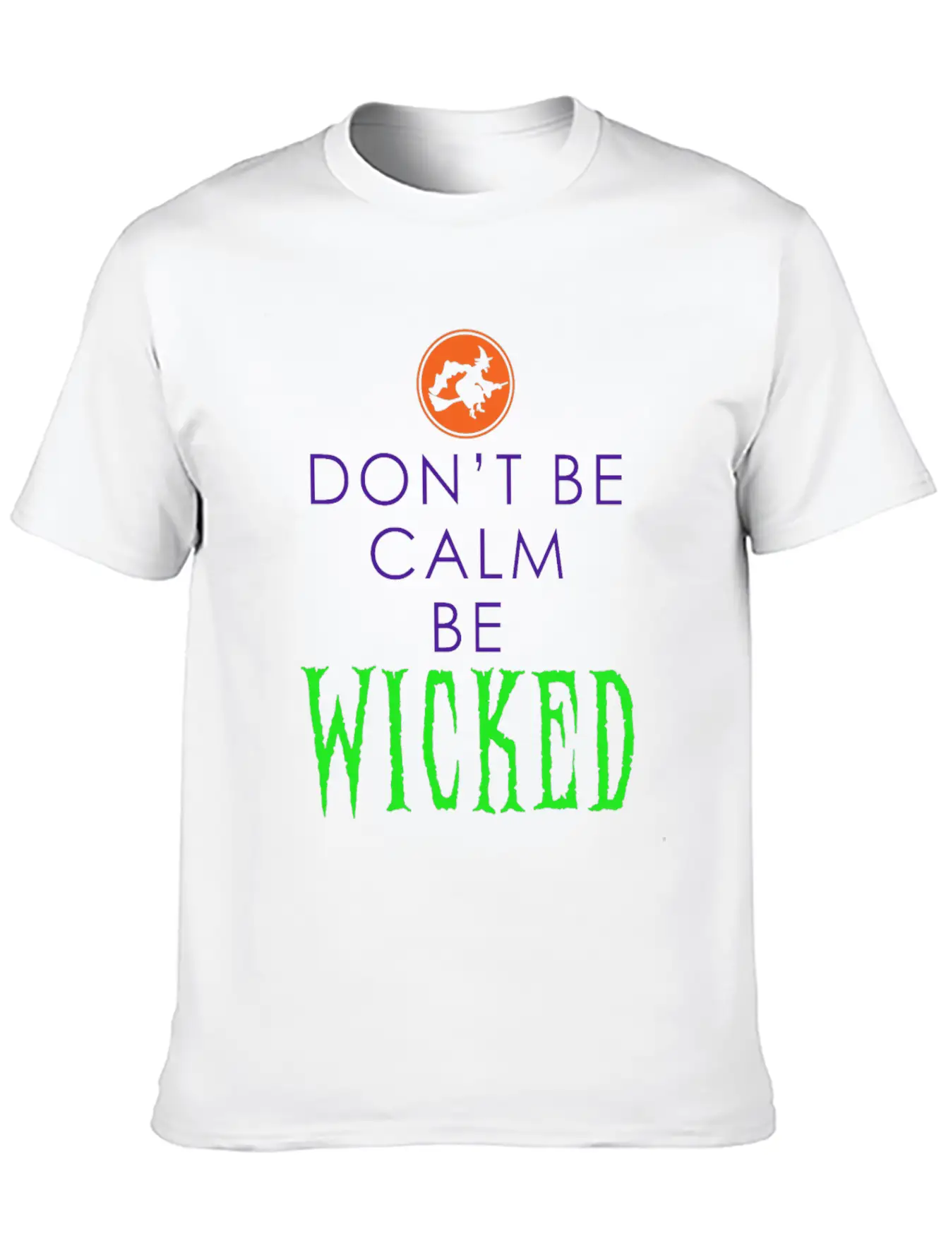 Be Wicked - Funny Halloween Outfit Lightweight Cotton T-Shirt – Daily Comfort Graphic Shirt