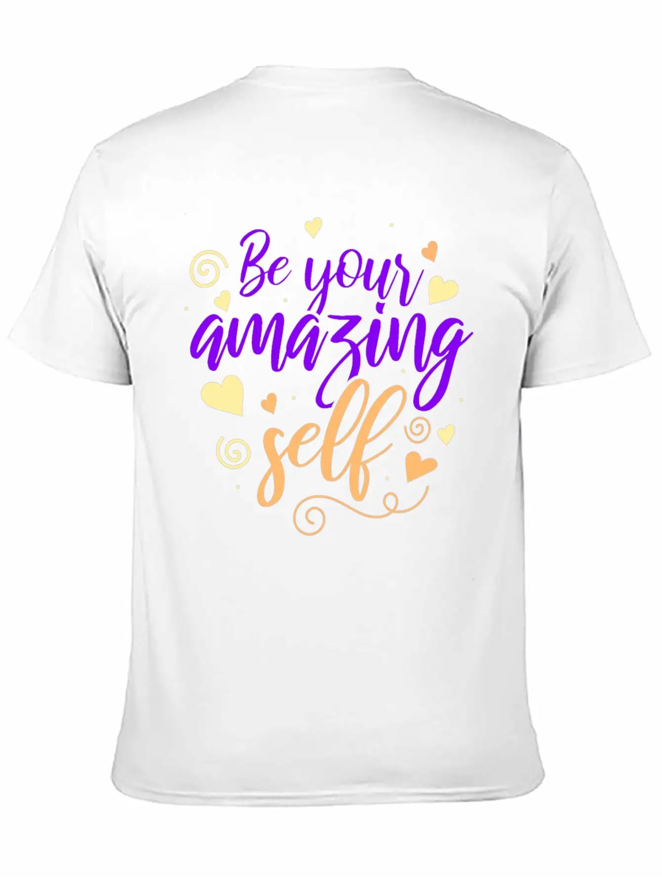 Be You! Self Confidence, Think Positiv! Motivation Lightweight Cotton T-Shirt – Daily Comfort Graphic Shirt