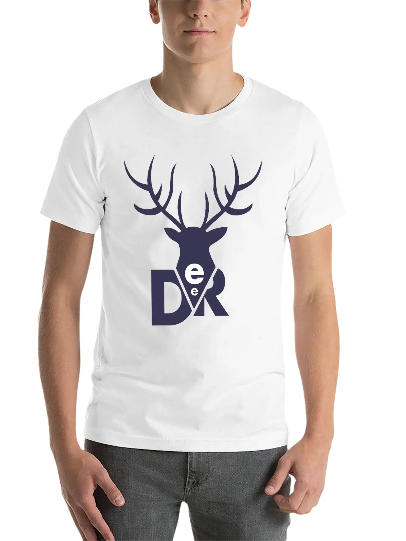 Beautiful Animal Deer Lightweight Cotton T-Shirt – Daily Comfort Graphic Shirt