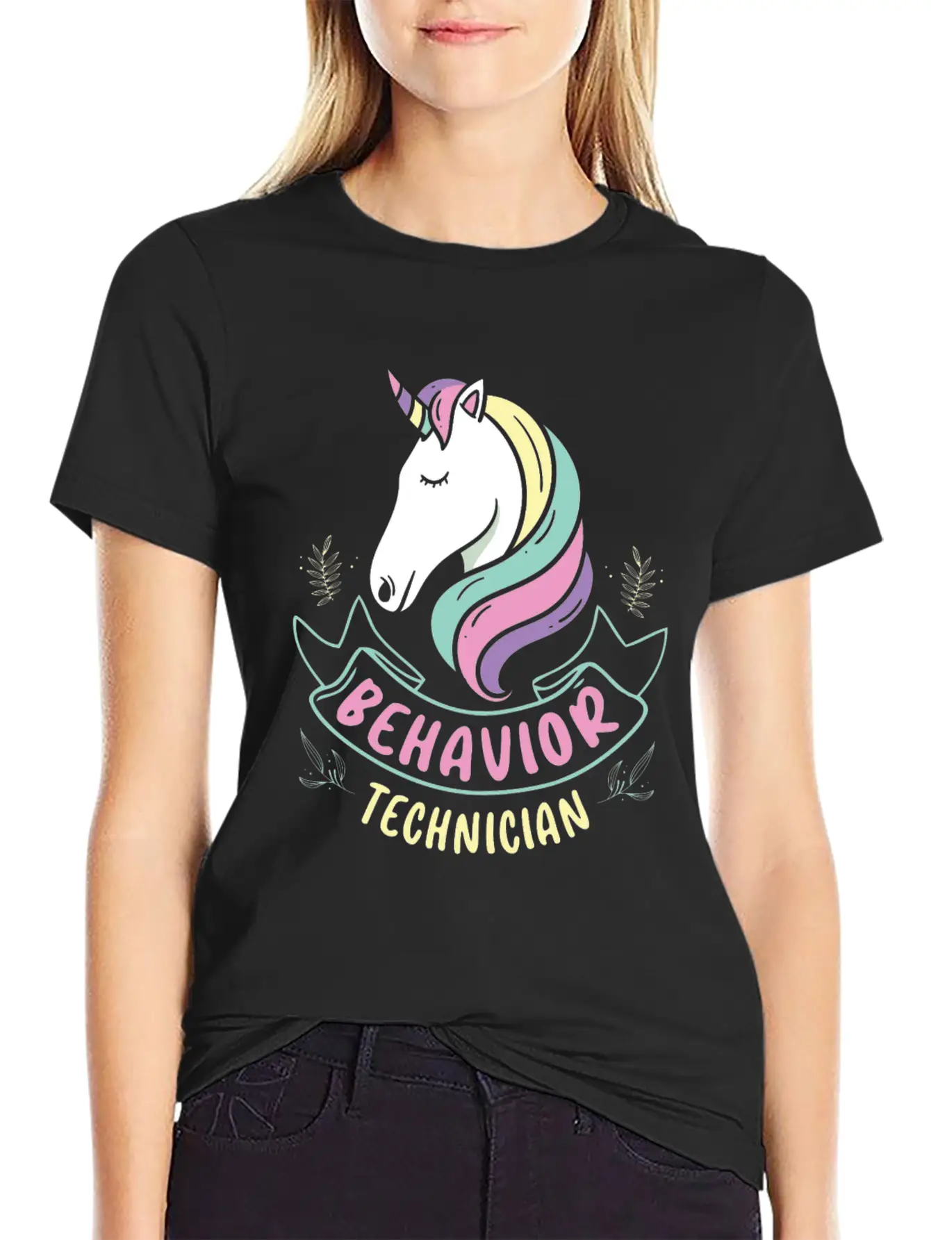 Behavior Technician Skills Behavioral Tech RBT Lightweight Cotton T-Shirt – Daily Comfort Graphic Shirt