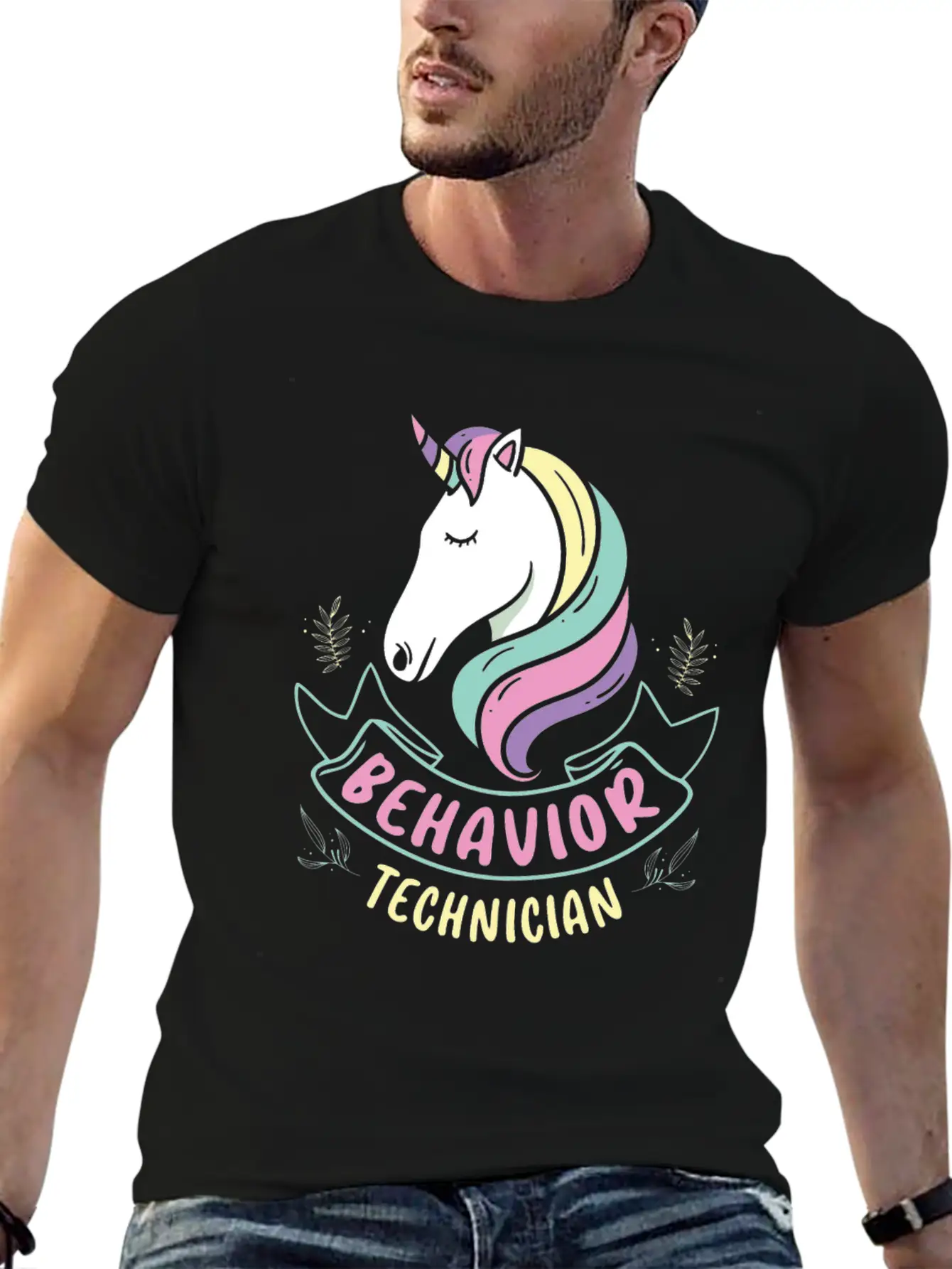 Behavior Technician Skills Behavioral Tech RBT Lightweight Cotton T-Shirt – Daily Comfort Graphic Shirt