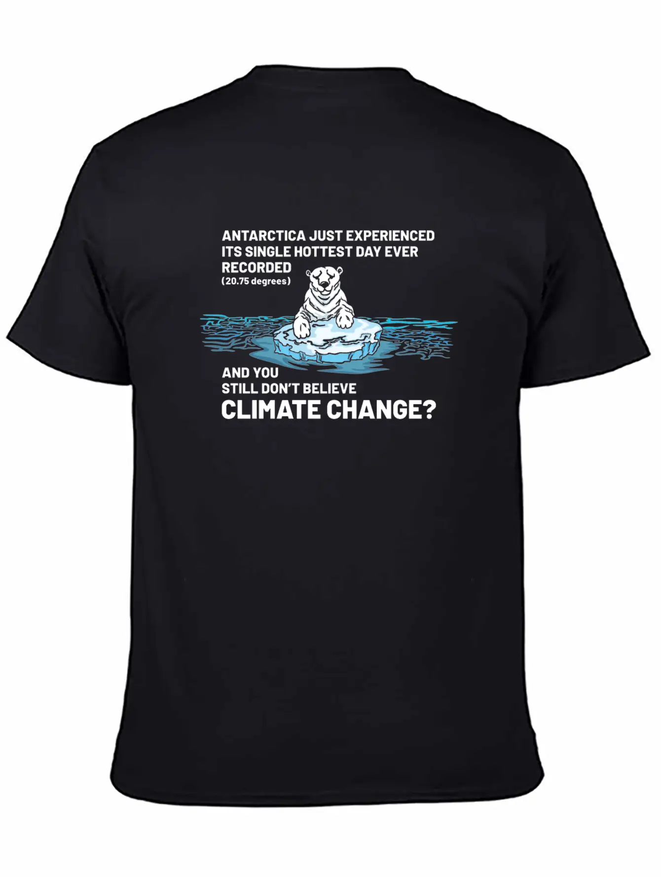 Believe In Climate Change Lightweight Cotton T-Shirt – Daily Comfort Graphic Shirt
