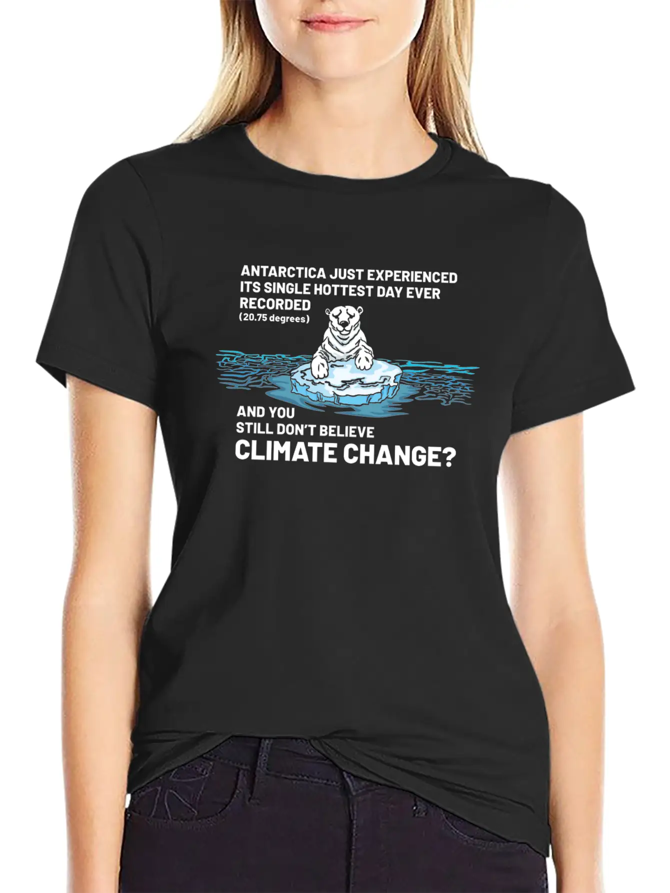 Believe In Climate Change Lightweight Cotton T-Shirt – Daily Comfort Graphic Shirt