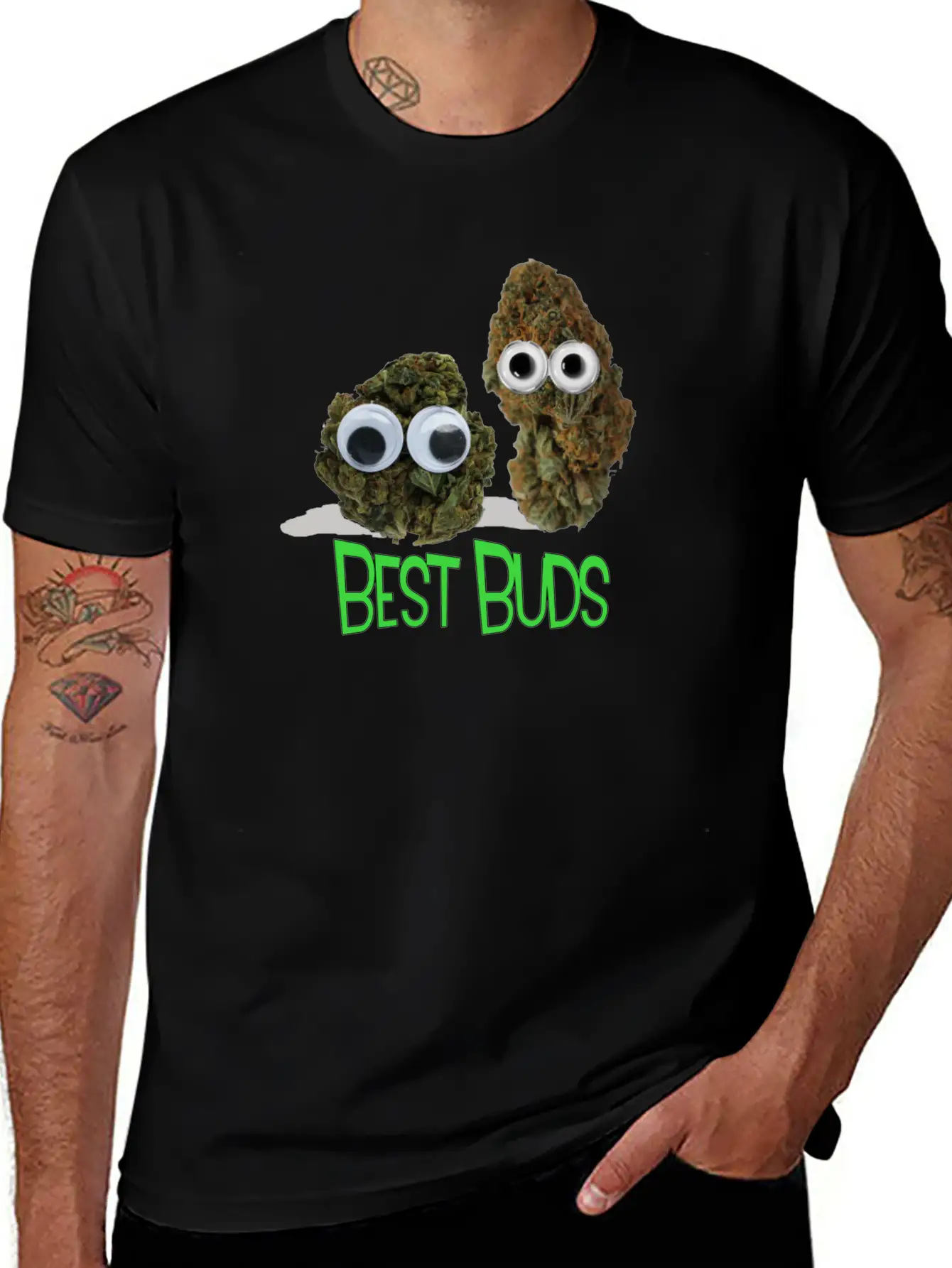 Best Buds Lightweight Cotton T-Shirt – Daily Comfort Graphic Shirt