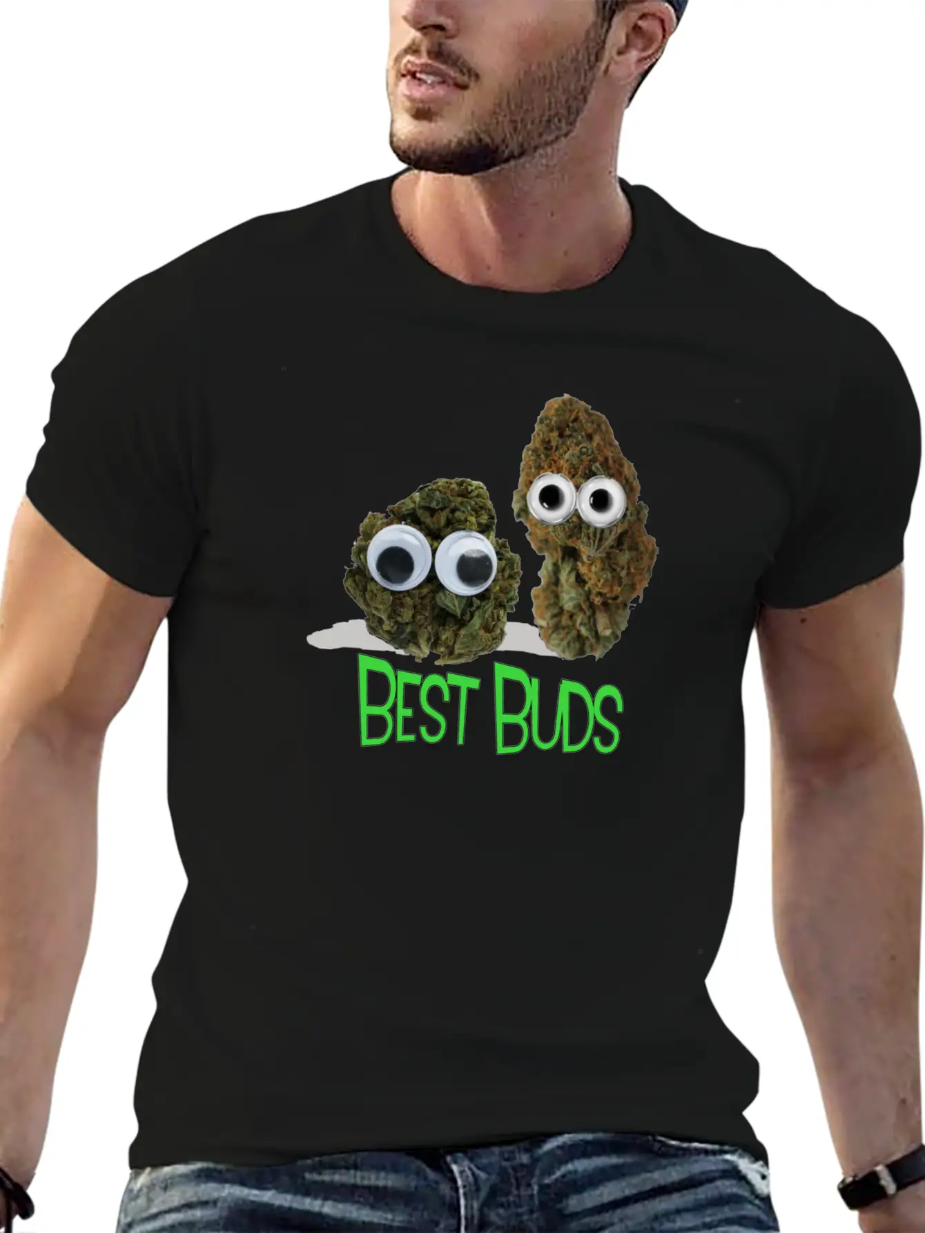 Best Buds Lightweight Cotton T-Shirt – Daily Comfort Graphic Shirt