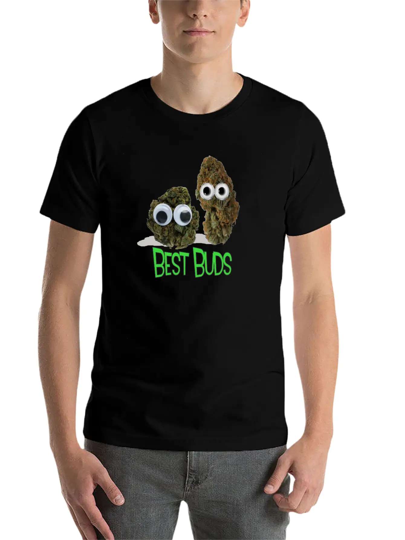 Best Buds Lightweight Cotton T-Shirt – Daily Comfort Graphic Shirt