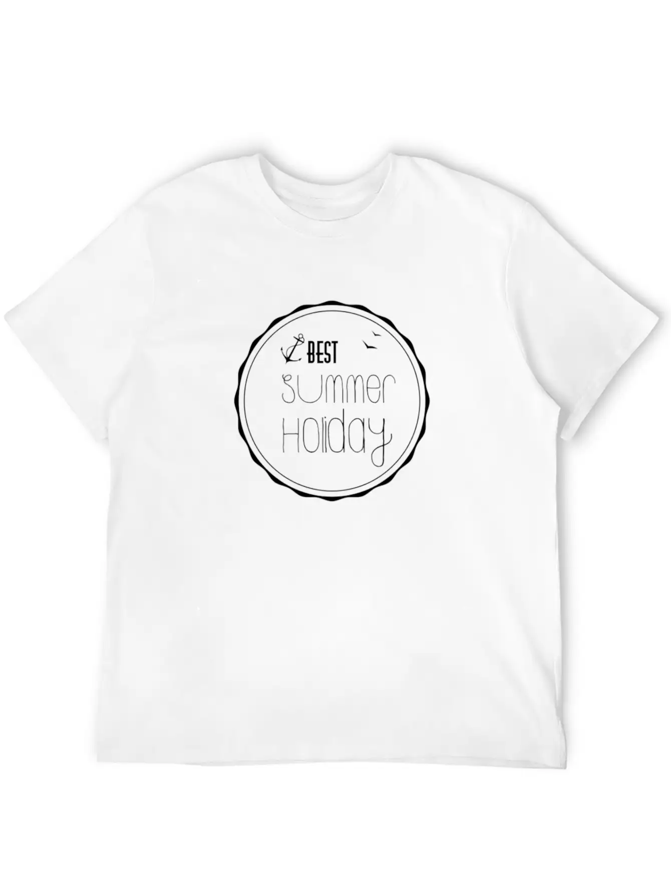 Best Summer Holiday Lightweight Cotton T-Shirt – Daily Comfort Graphic Shirt