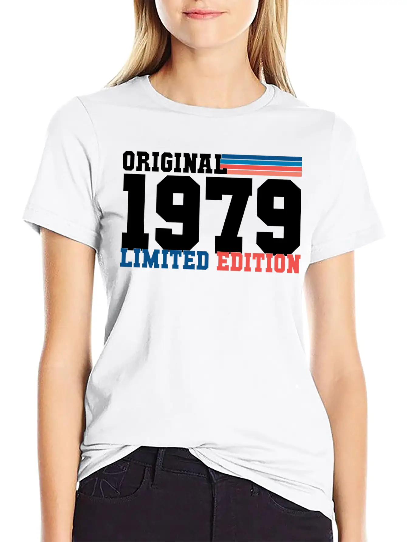 Birthday 1979 Gift Lightweight Cotton T-Shirt – Daily Comfort Graphic Shirt