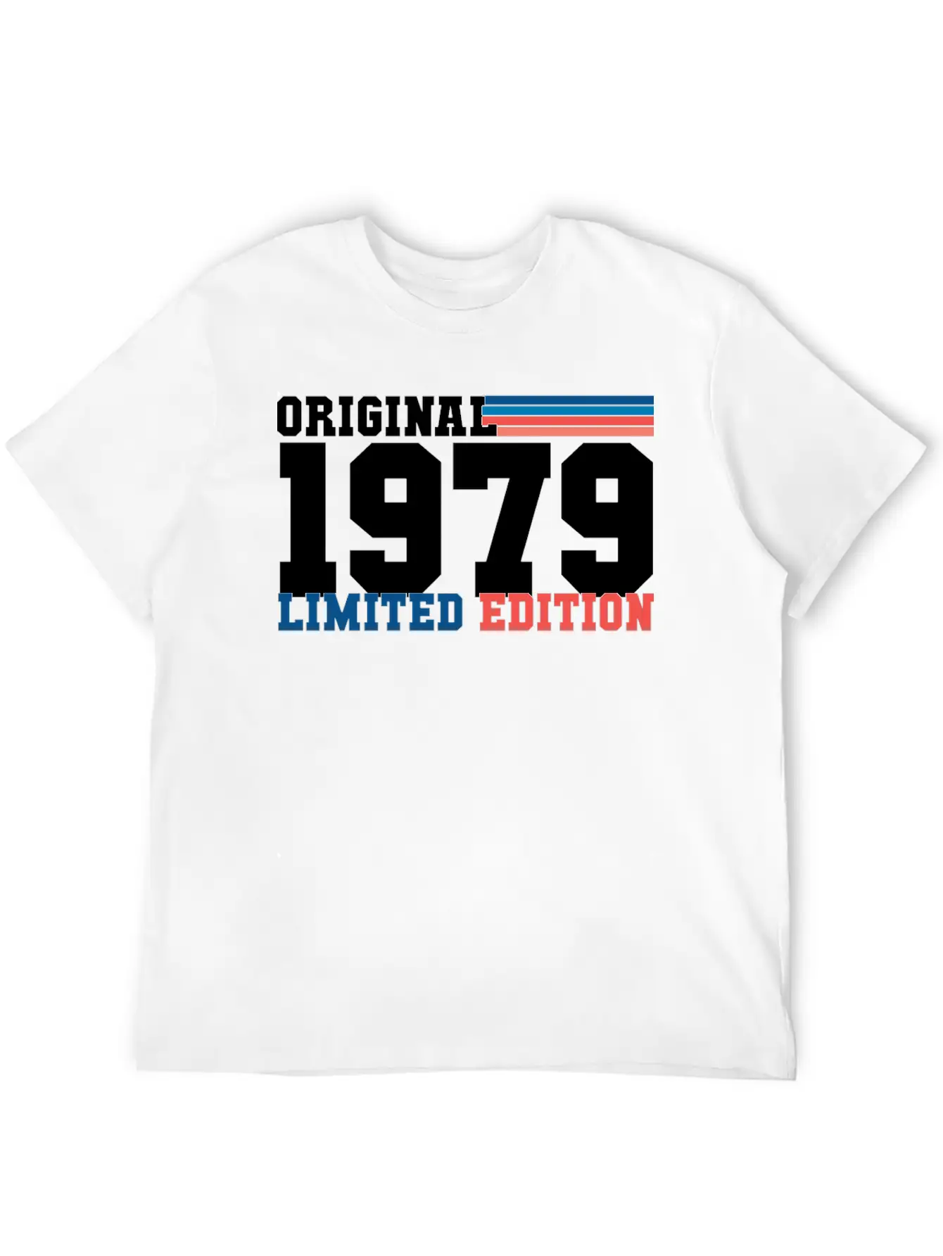 Birthday 1979 Gift Lightweight Cotton T-Shirt – Daily Comfort Graphic Shirt