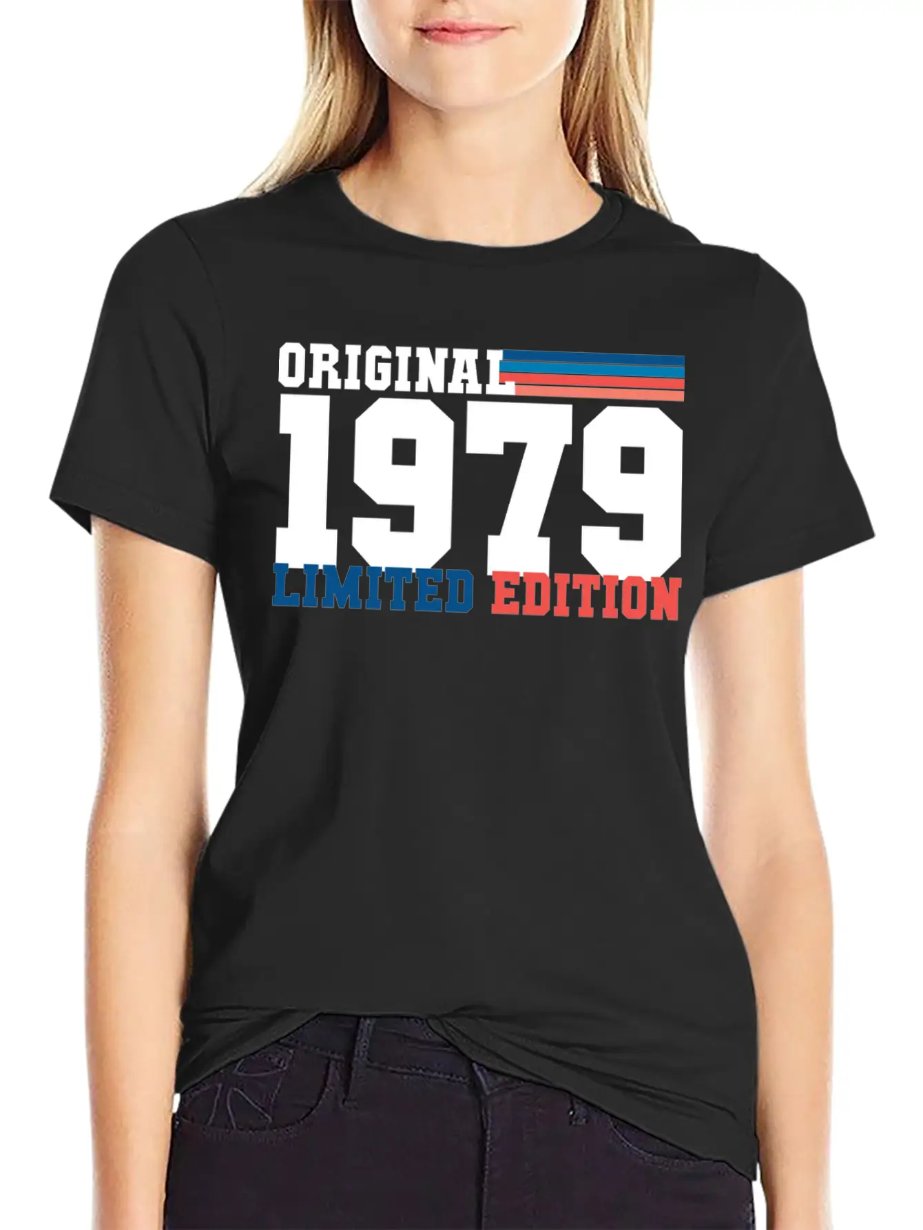 Birthday 1979 Gift Lightweight Cotton T-Shirt – Daily Comfort Graphic Shirt