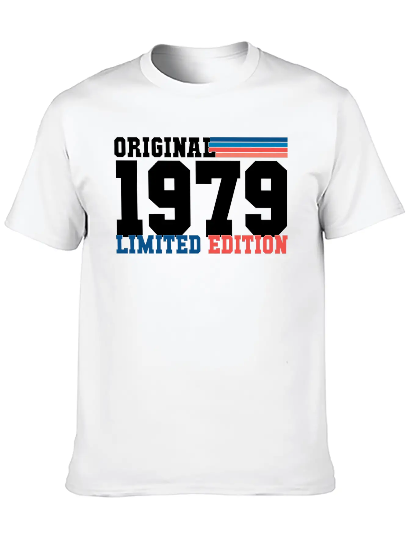 Birthday 1979 Gift Lightweight Cotton T-Shirt – Daily Comfort Graphic Shirt