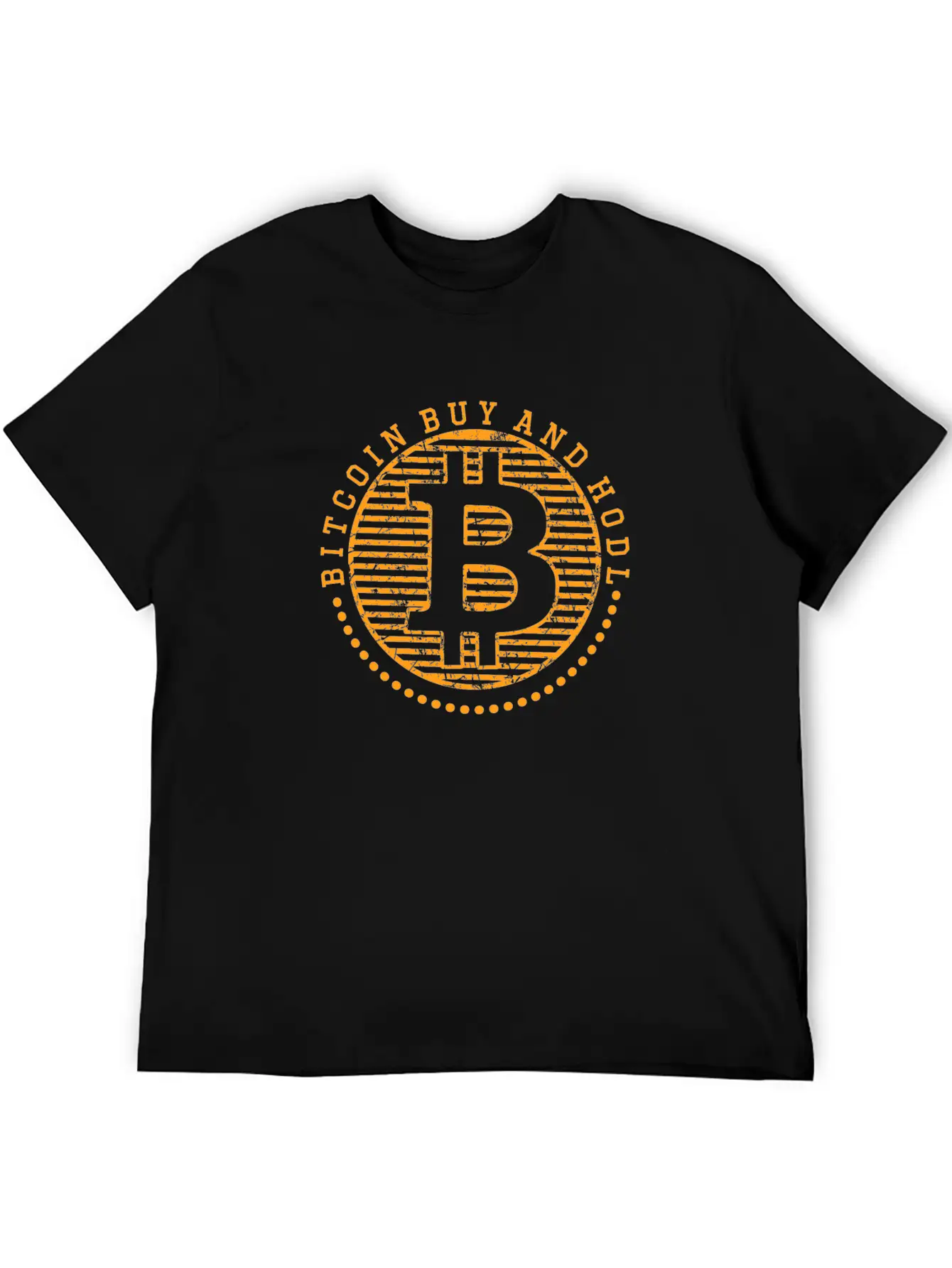 BITCOIN Buy And Hodl Lightweight Cotton T-Shirt – Daily Comfort Graphic Shirt