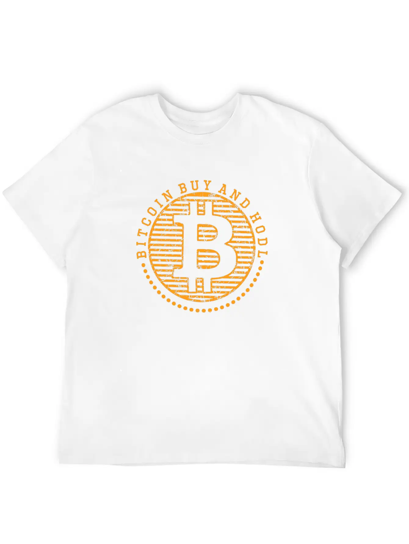 BITCOIN Buy And Hodl Lightweight Cotton T-Shirt – Daily Comfort Graphic Shirt