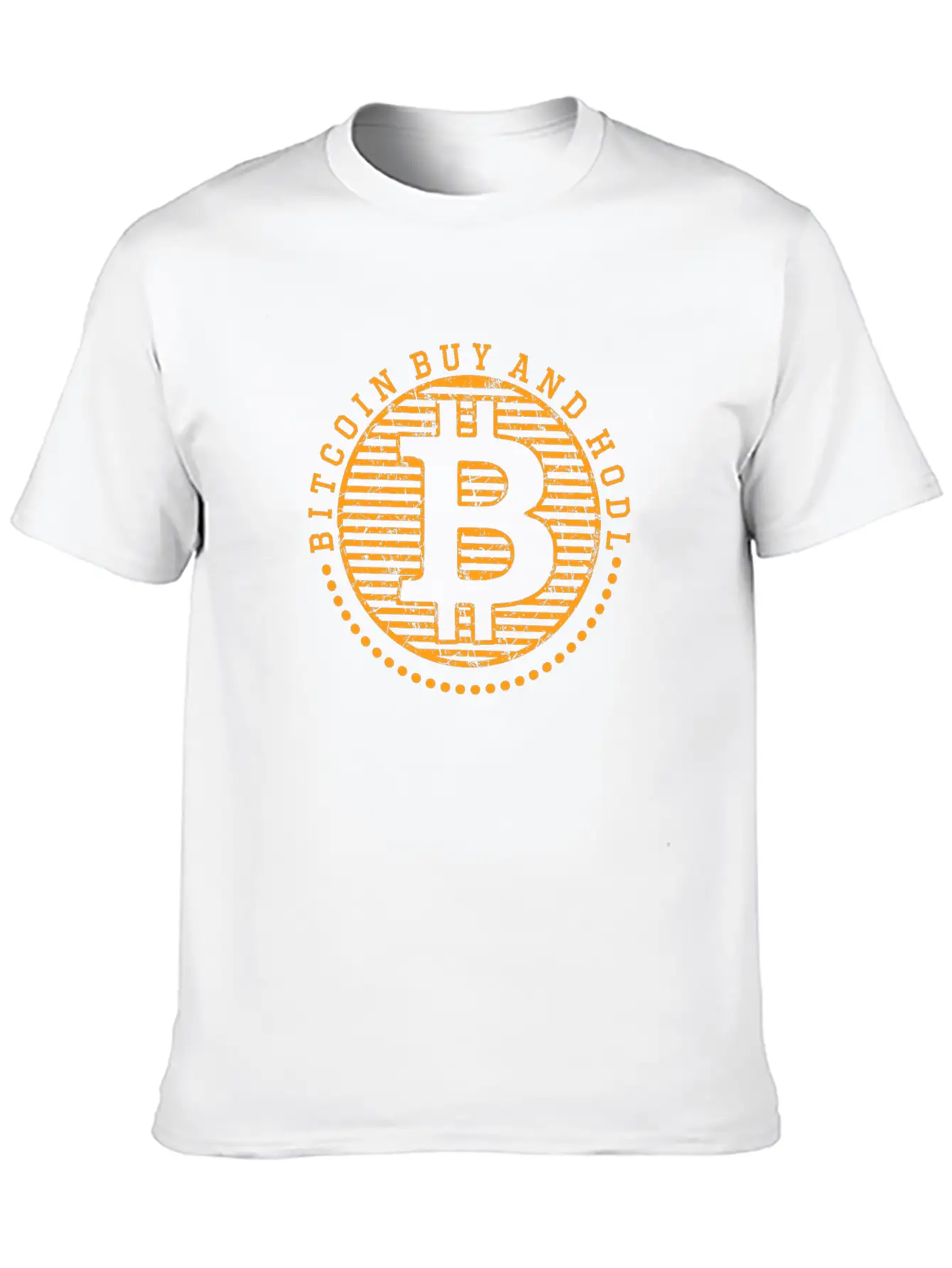 BITCOIN Buy And Hodl Lightweight Cotton T-Shirt – Daily Comfort Graphic Shirt