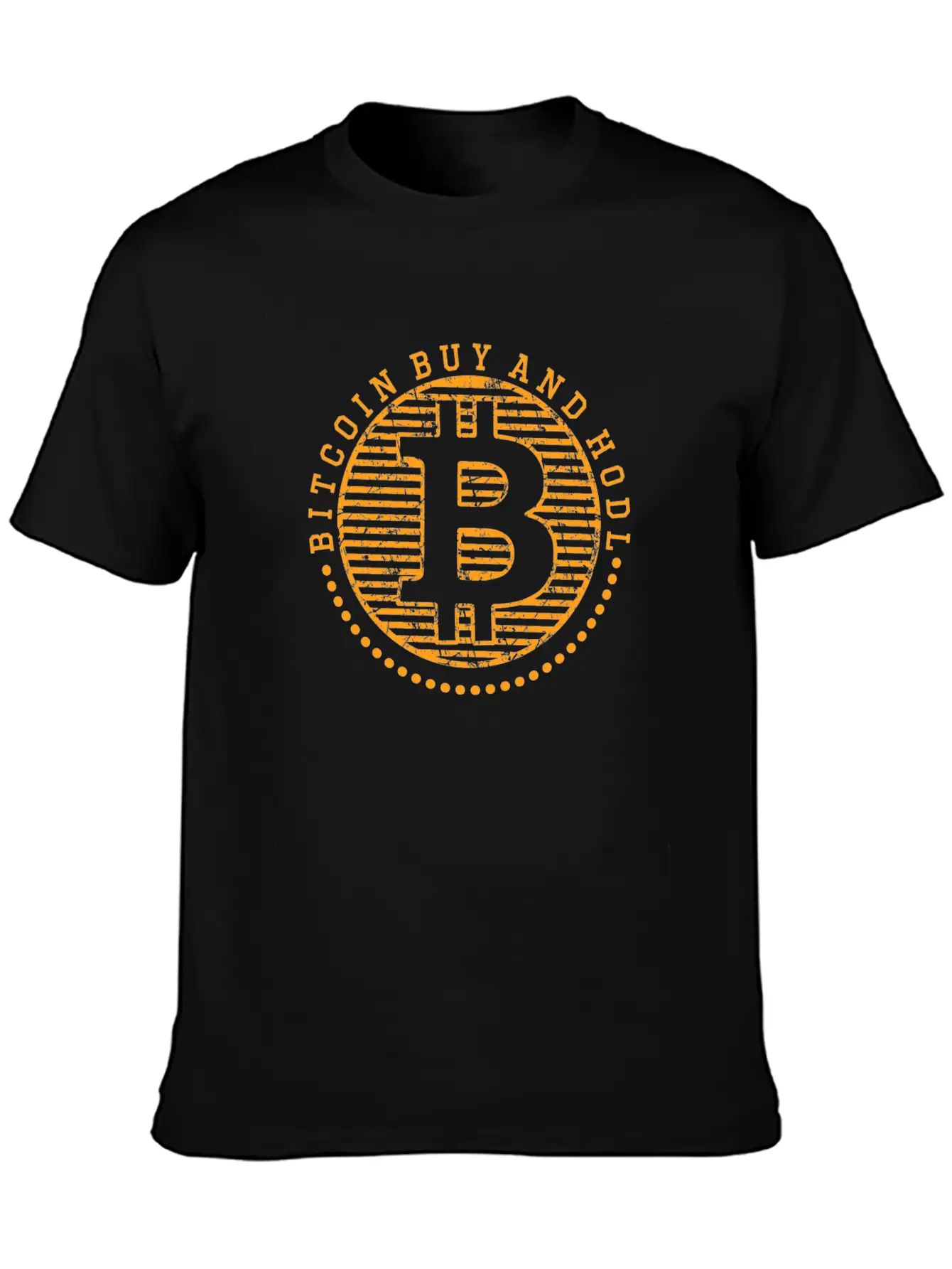 BITCOIN Buy And Hodl Lightweight Cotton T-Shirt – Daily Comfort Graphic Shirt