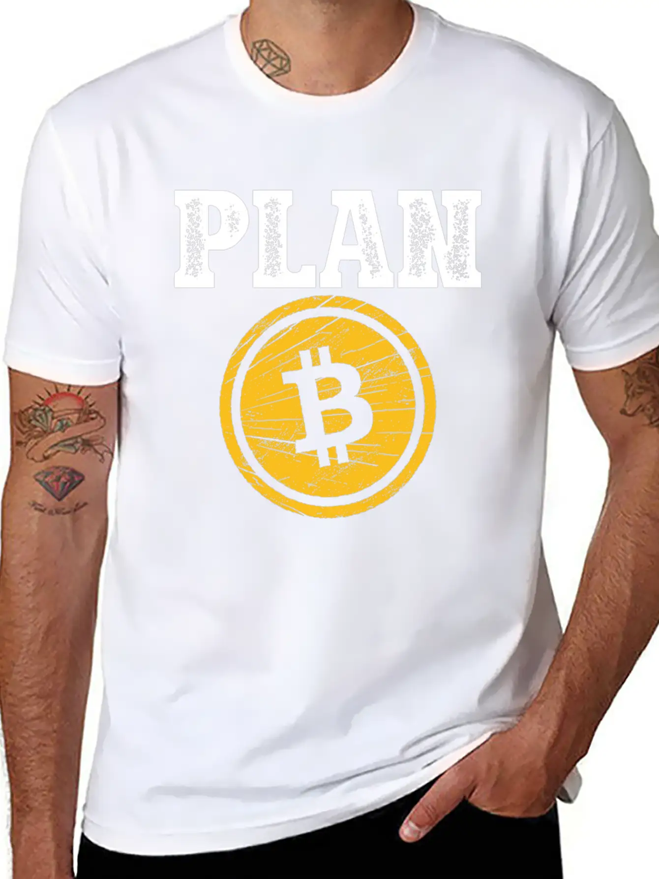 Bitcoin Crypto Blockchain Cryptocurrency BTC Lover Lightweight Cotton T-Shirt – Daily Comfort Graphic Shirt