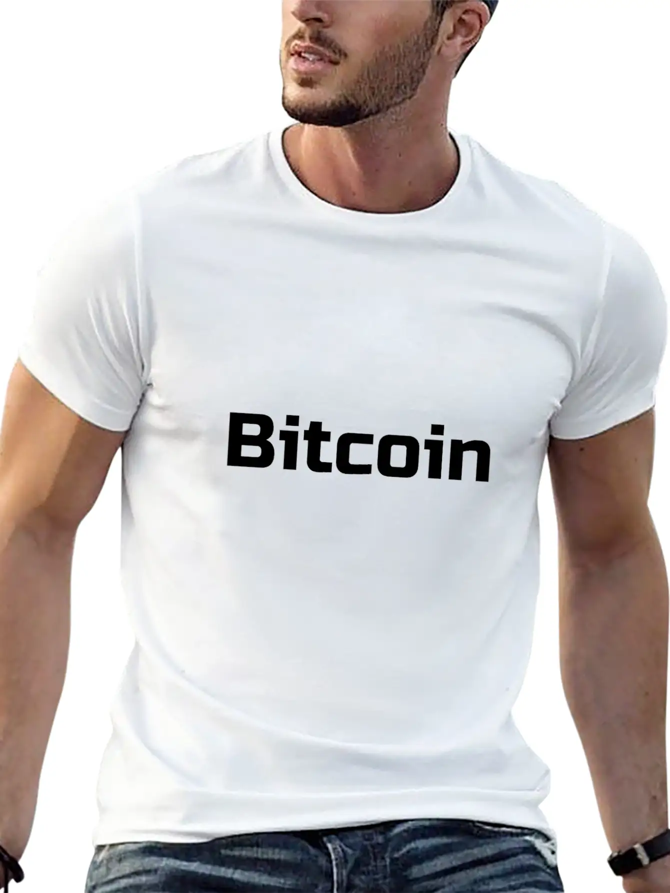 Bitcoin, Currency, Hodl, Gift, BTC Lightweight Cotton T-Shirt – Daily Comfort Graphic Shirt