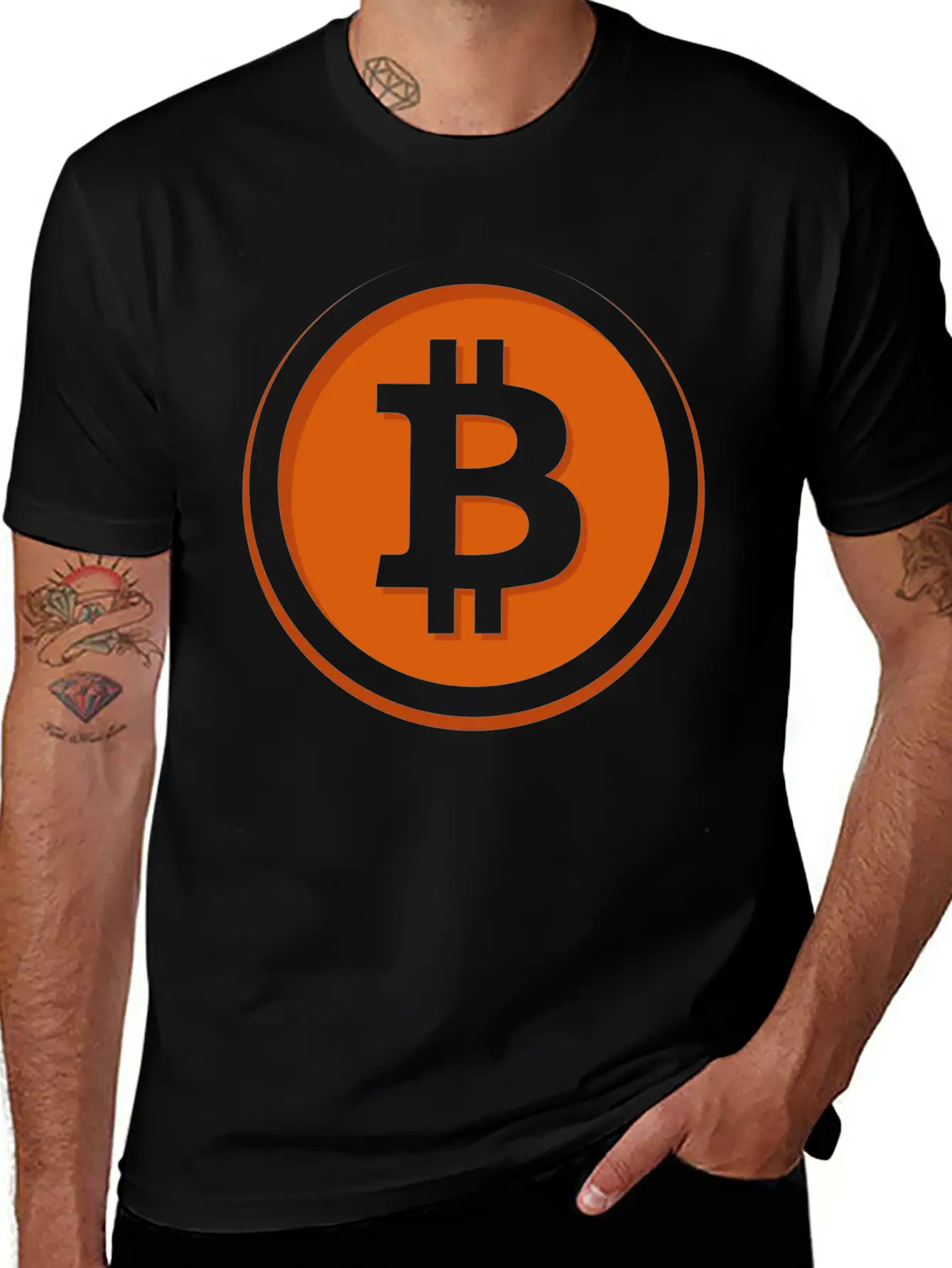 Bitcoin Lightweight Cotton T-Shirt – Daily Comfort Graphic Shirt