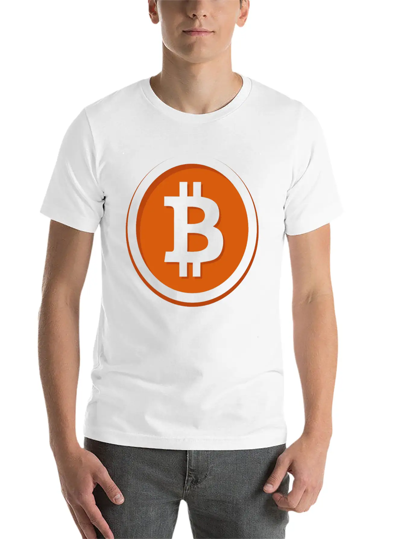 Bitcoin Lightweight Cotton T-Shirt – Daily Comfort Graphic Shirt