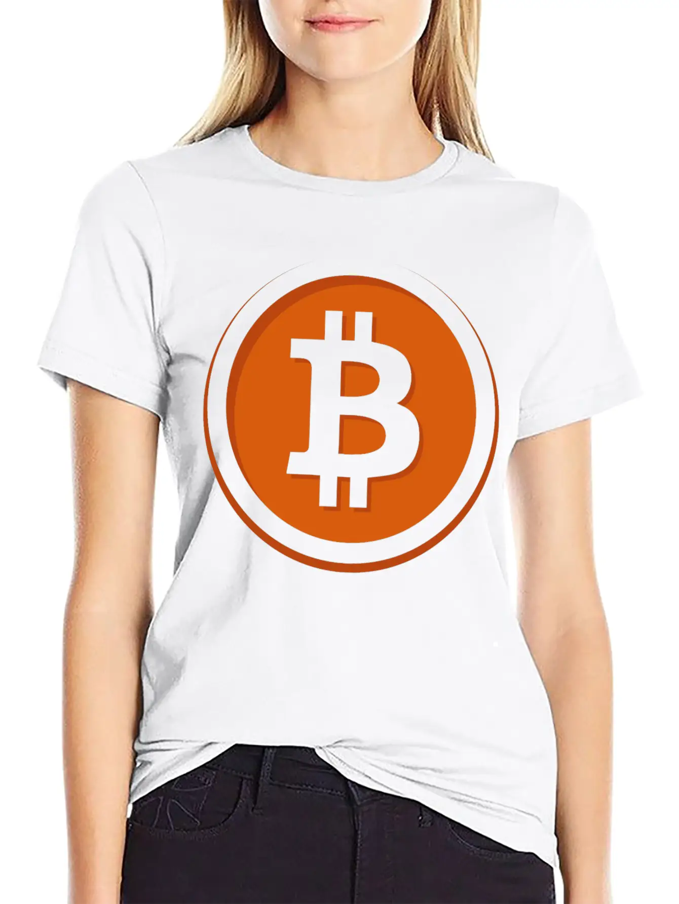 Bitcoin Lightweight Cotton T-Shirt – Daily Comfort Graphic Shirt