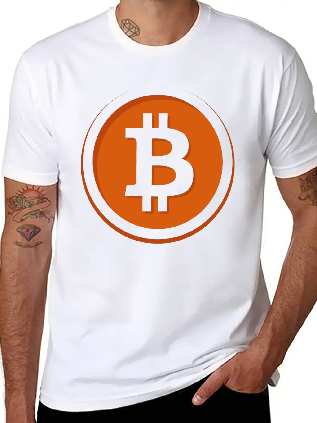 Bitcoin Lightweight Cotton T-Shirt – Daily Comfort Graphic Shirt