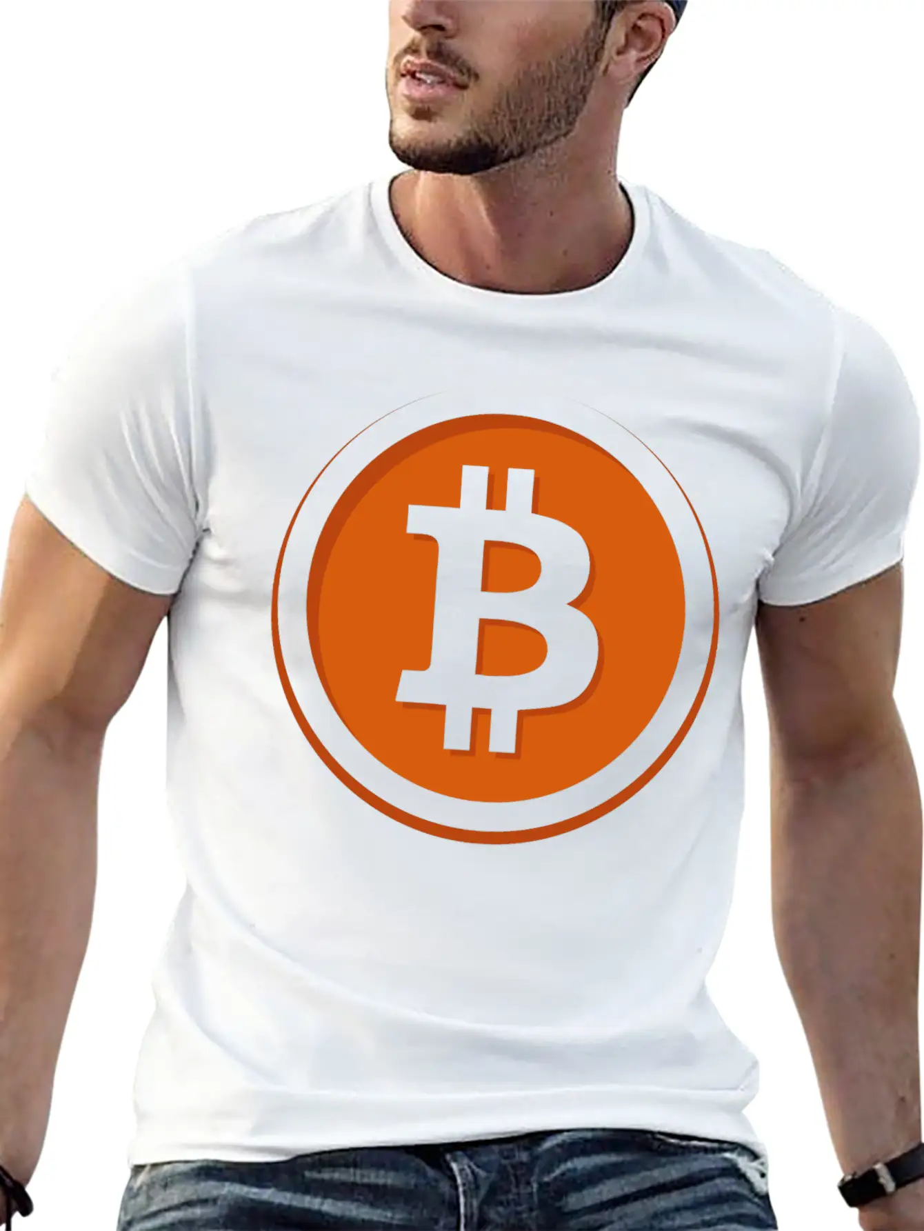 Bitcoin Lightweight Cotton T-Shirt – Daily Comfort Graphic Shirt