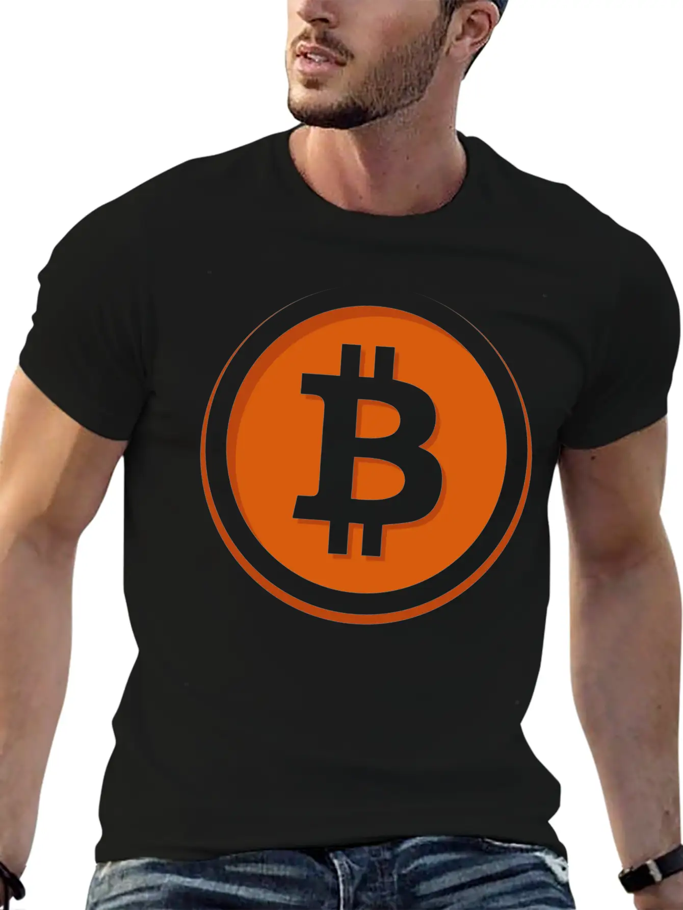 Bitcoin Lightweight Cotton T-Shirt – Daily Comfort Graphic Shirt