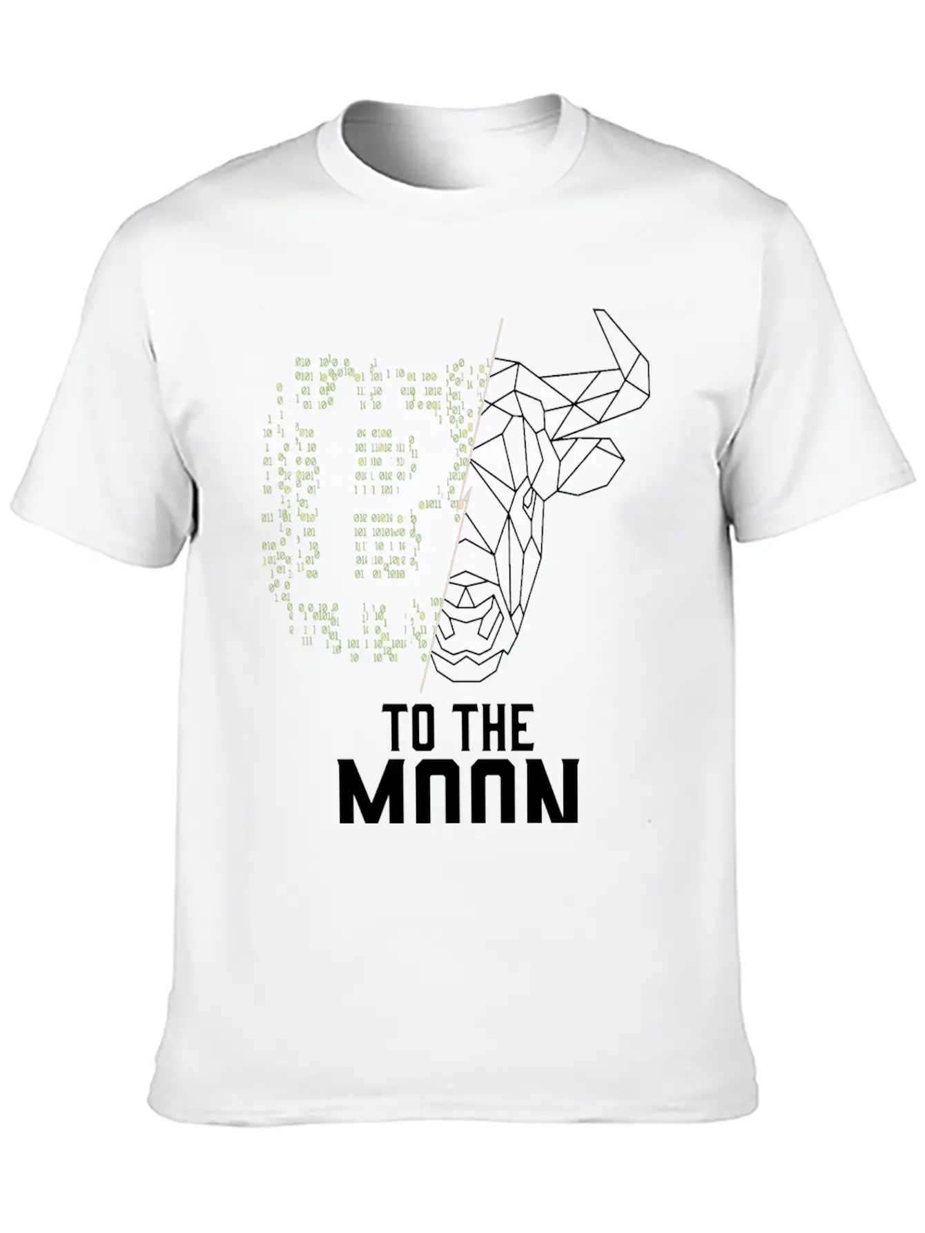 Bitcoin Matrix To The Moon Invest Hodler Mining Lightweight Cotton T-Shirt – Daily Comfort Graphic Shirt