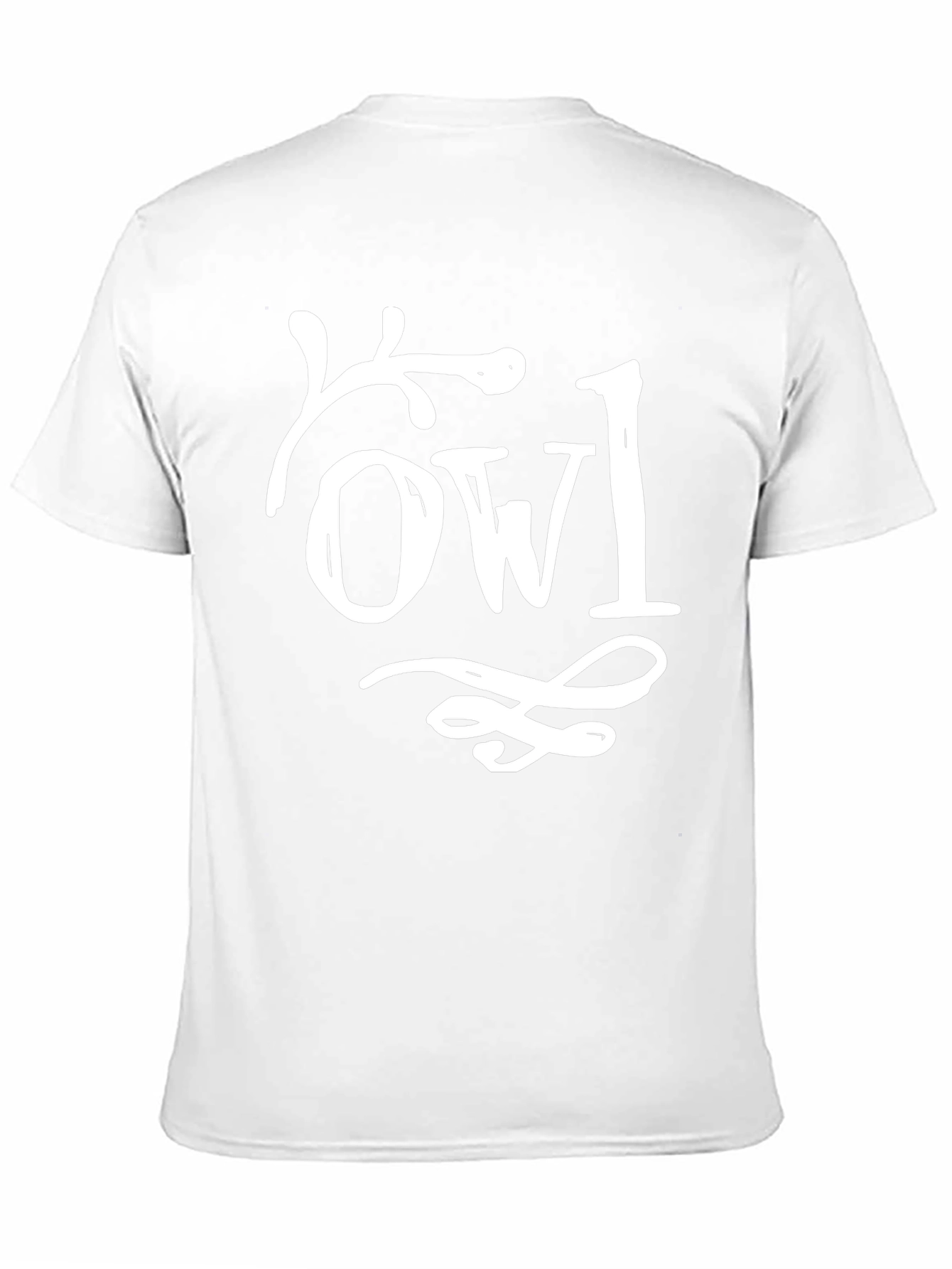 Unique Owl Graphic Black Cotton T-Shirt
