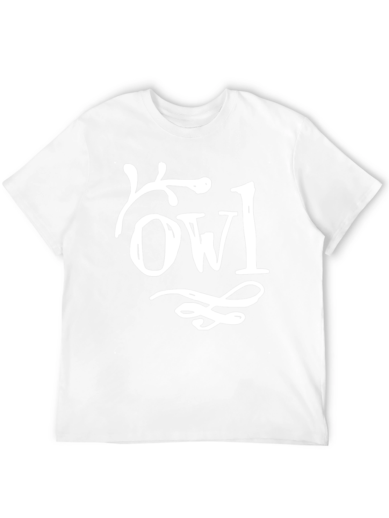Unique Owl Graphic Black Cotton T-Shirt