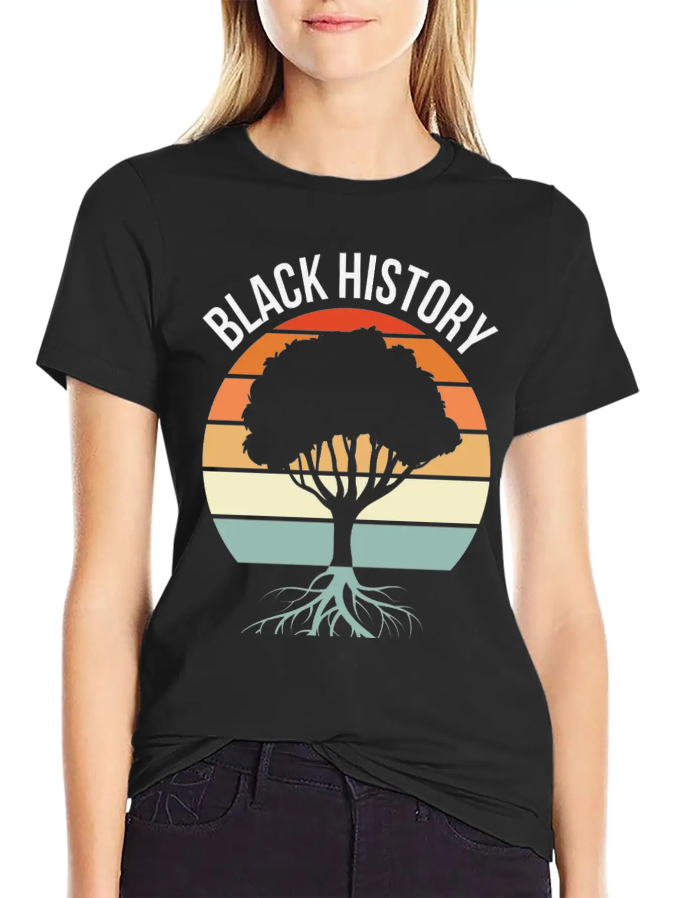 Black History Vintage Lightweight Cotton T-Shirt – Daily Comfort Graphic Shirt